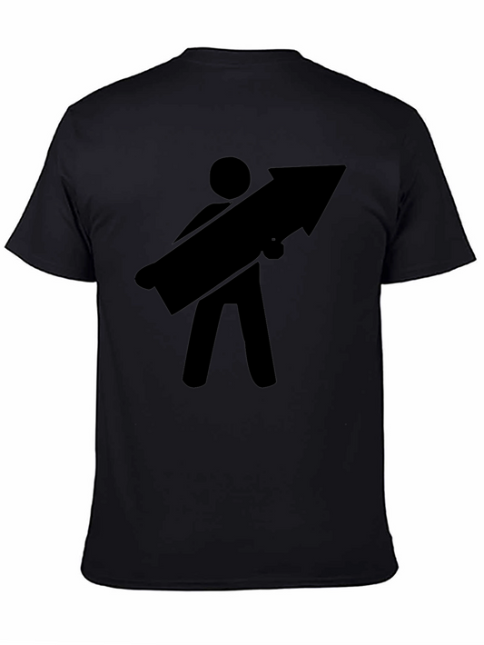 Arrow Carrier Black T-Shirt - Humorous Graphic Tee