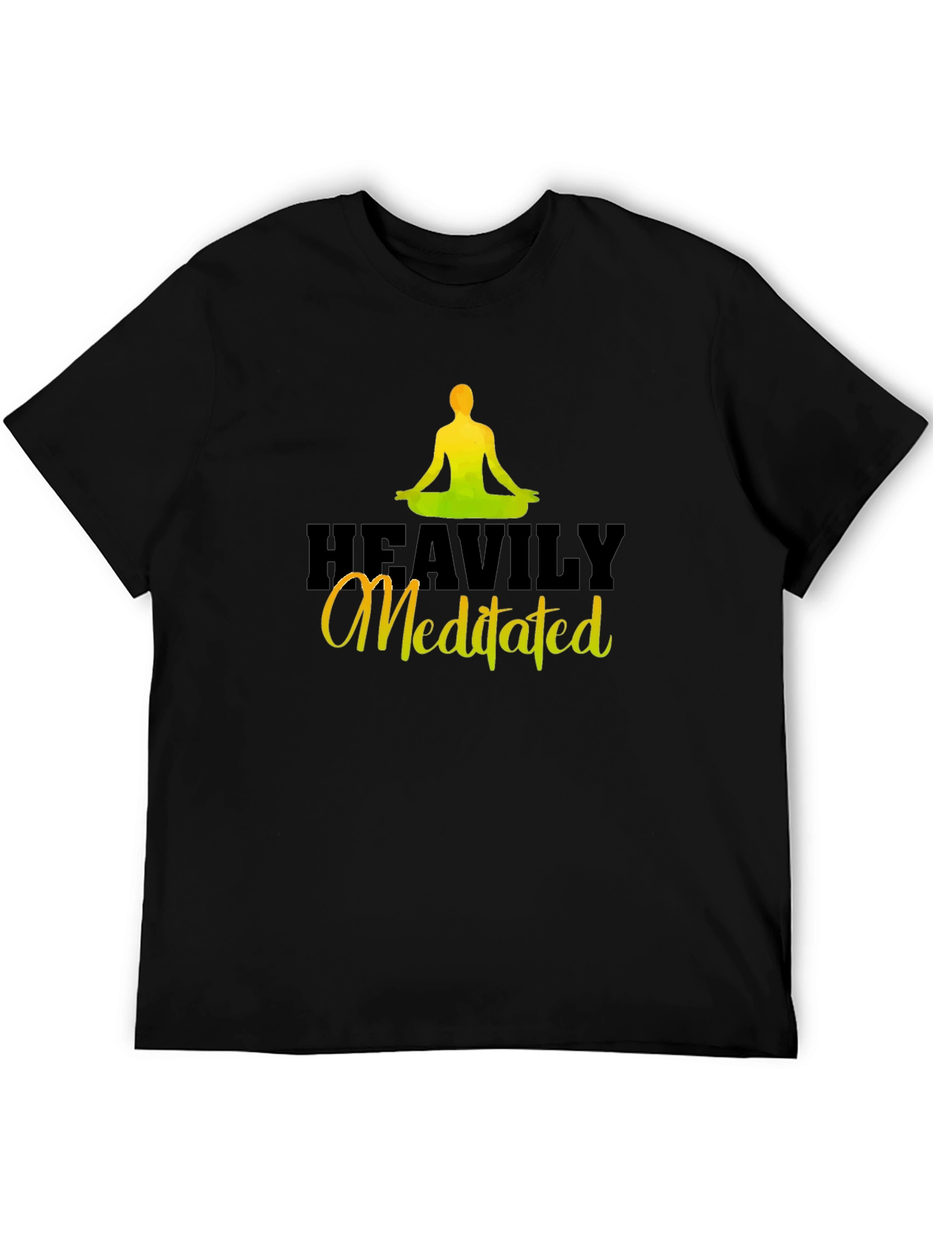 Heavily Meditated Black T-Shirt