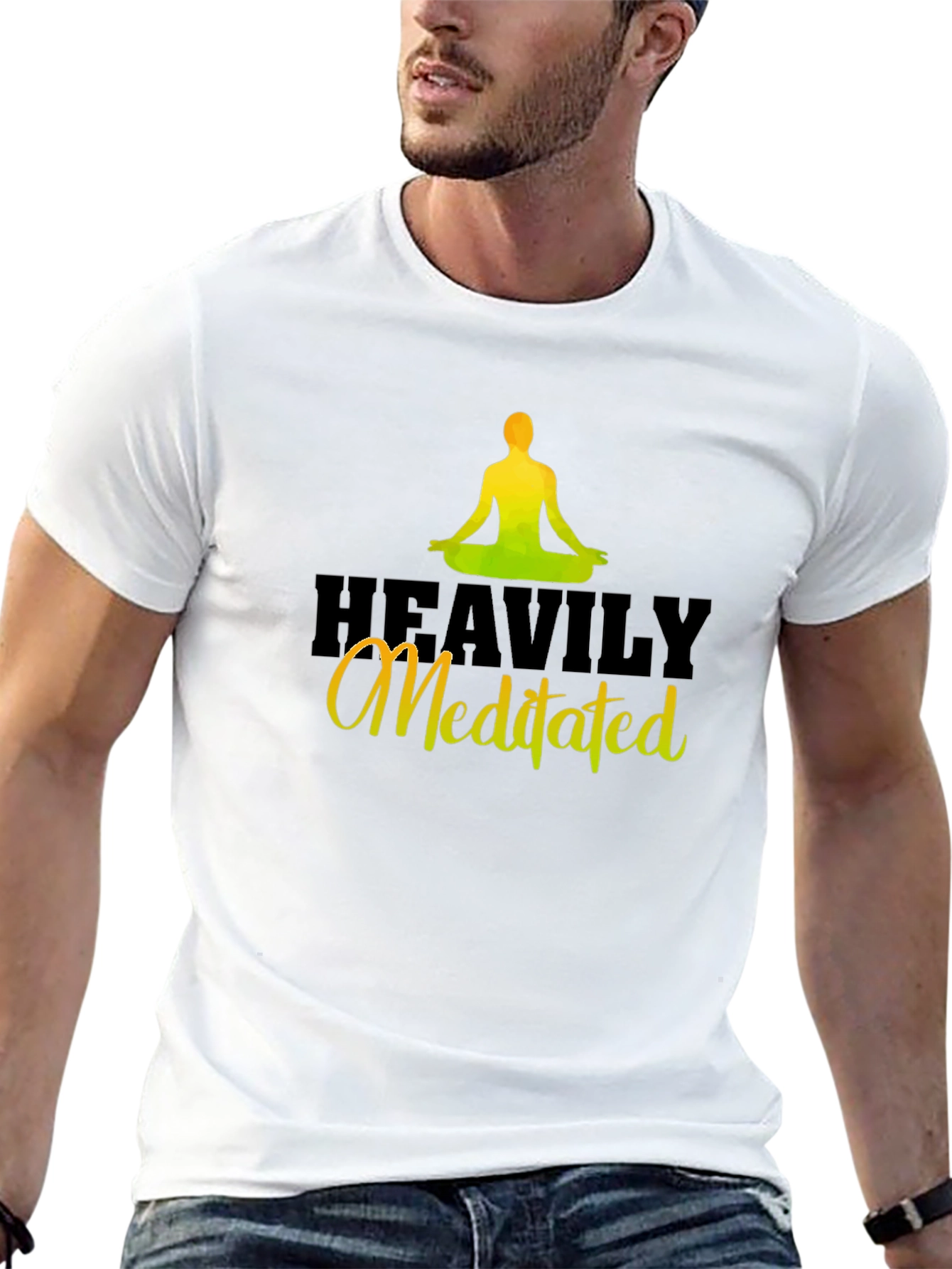 Heavily Meditated Black T-Shirt