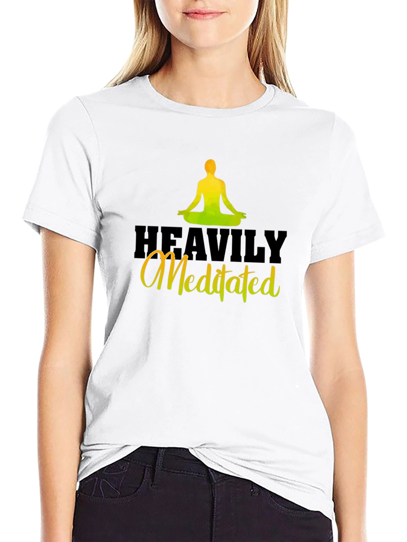 Heavily Meditated Black T-Shirt