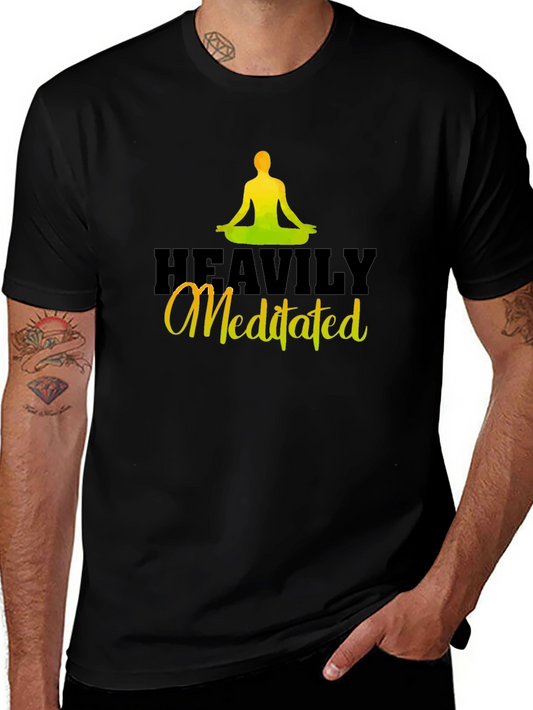 Heavily Meditated Black T-Shirt