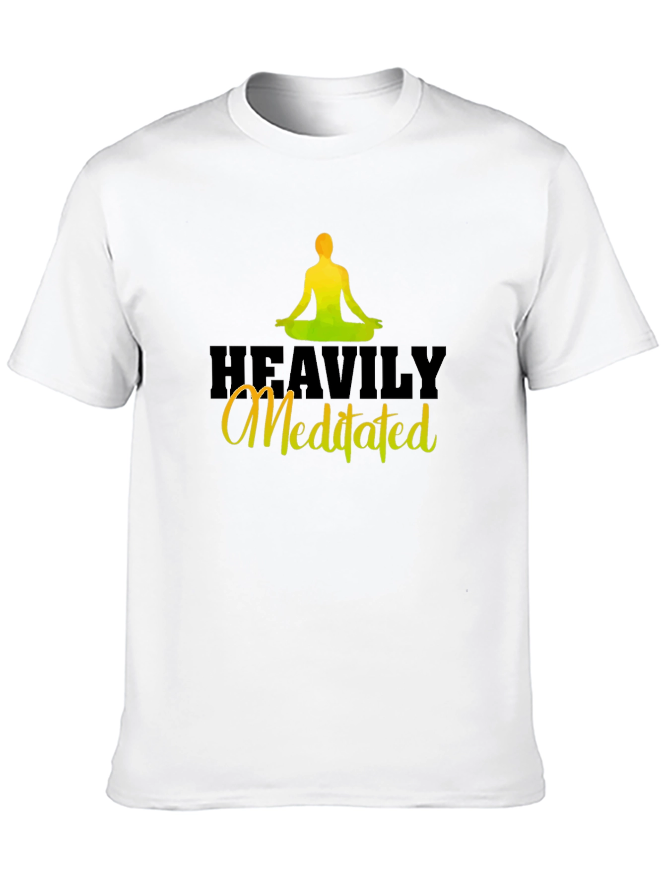 Heavily Meditated Black T-Shirt