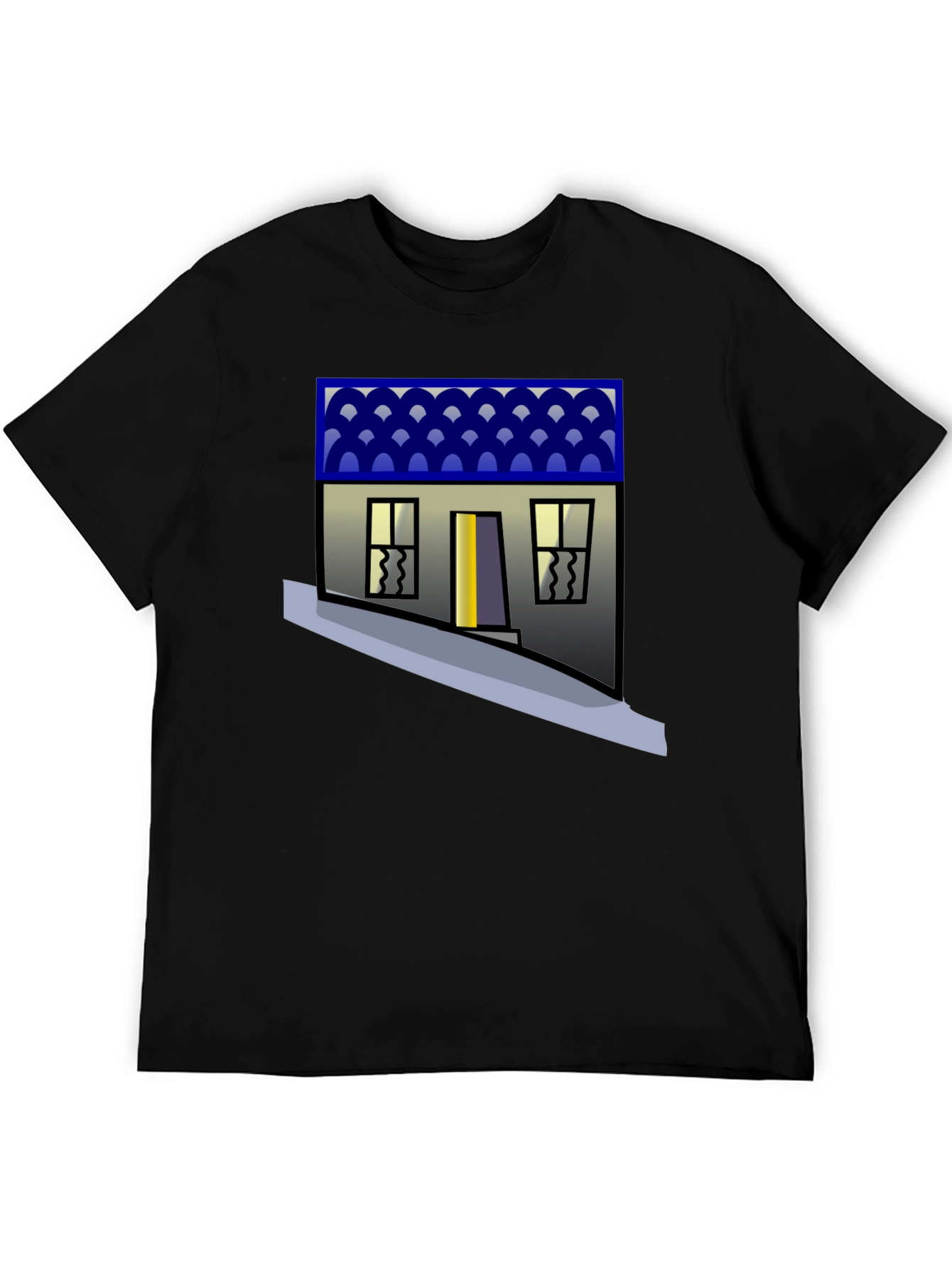Quirky House Graphic Tee - Unique Streetwear