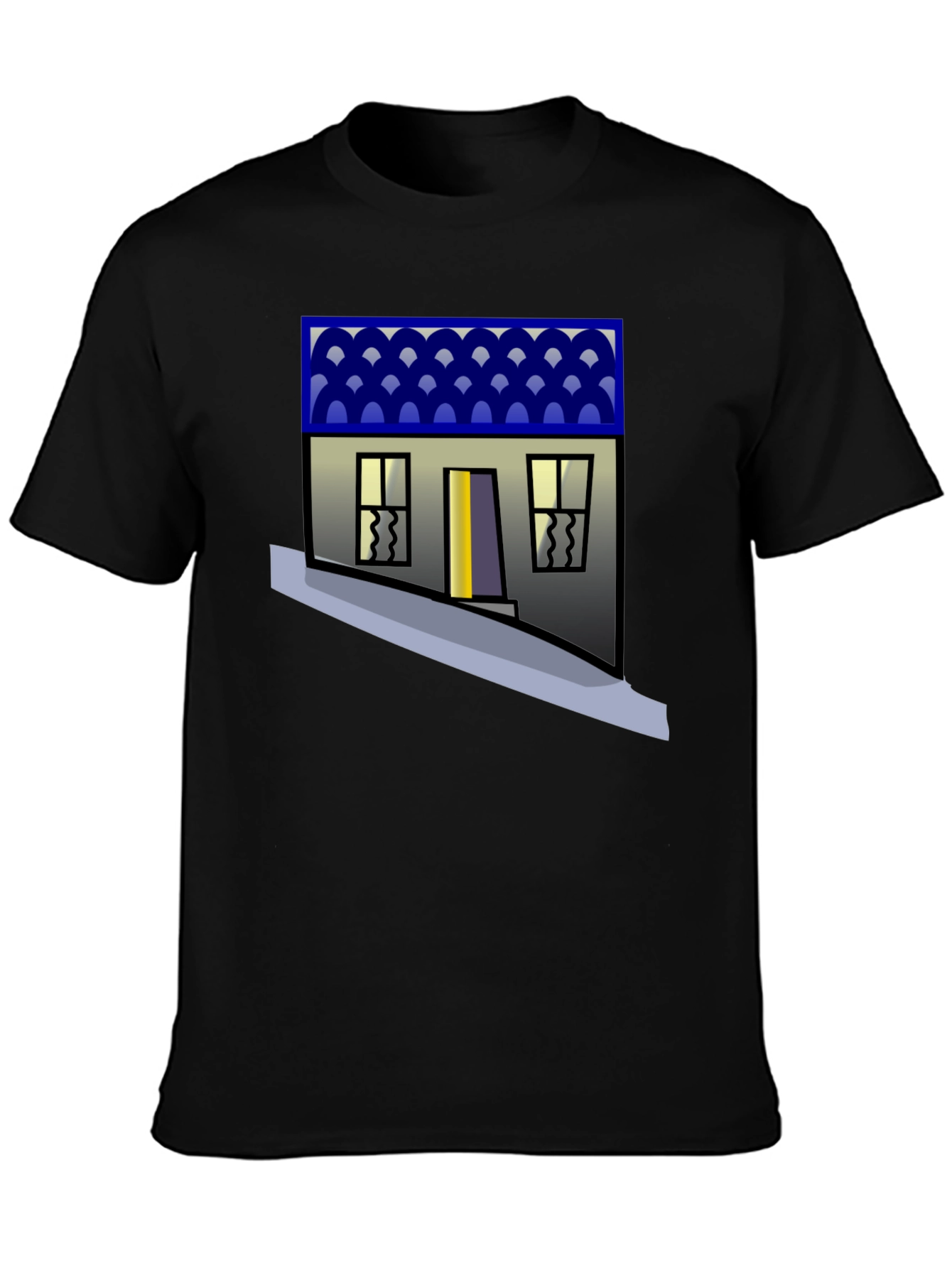 Quirky House Graphic Tee - Unique Streetwear