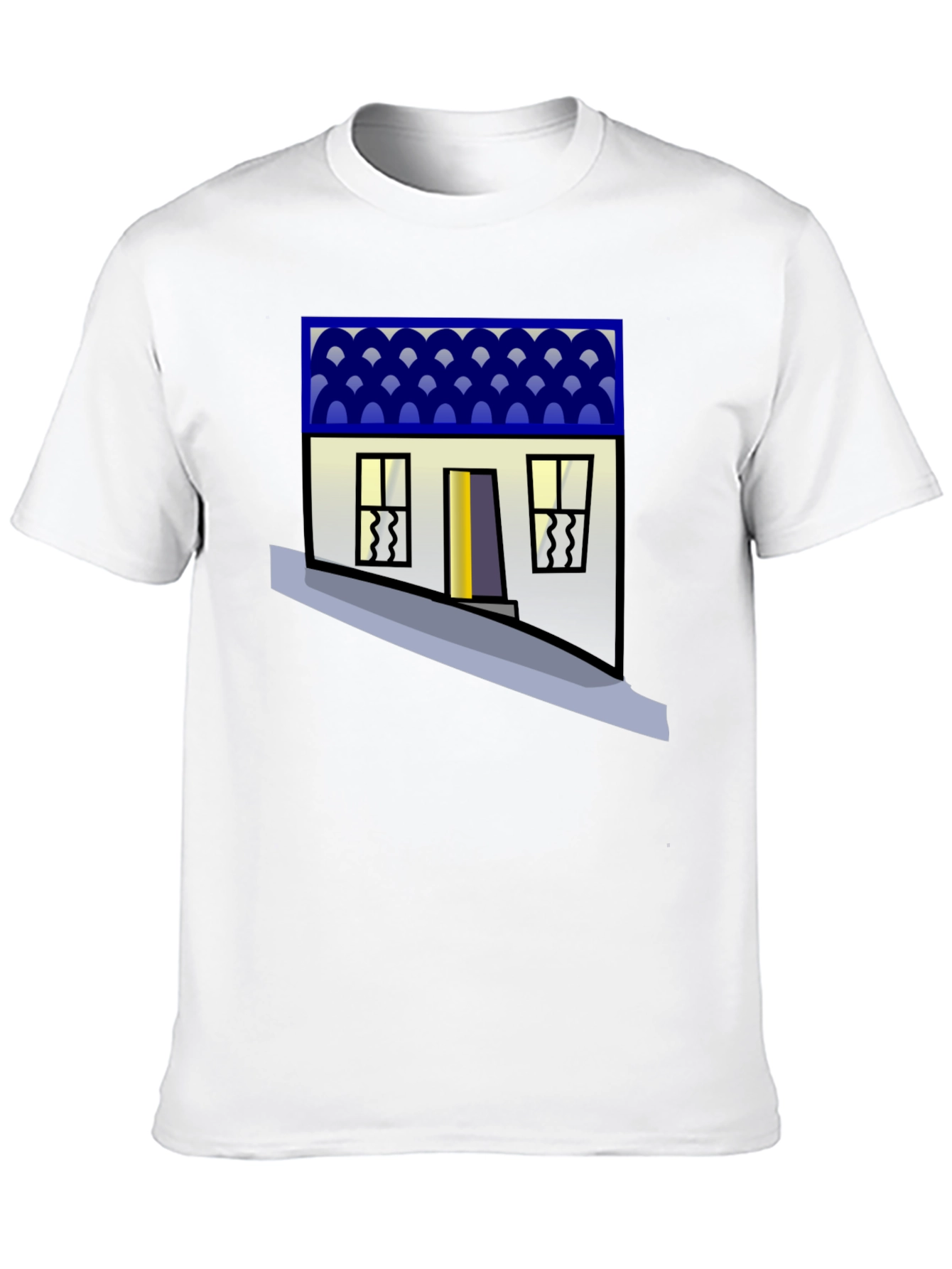 Quirky House Graphic Tee - Unique Streetwear