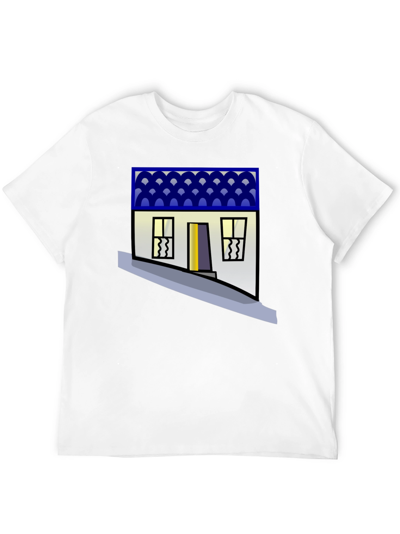 Quirky House Graphic Tee - Unique Streetwear