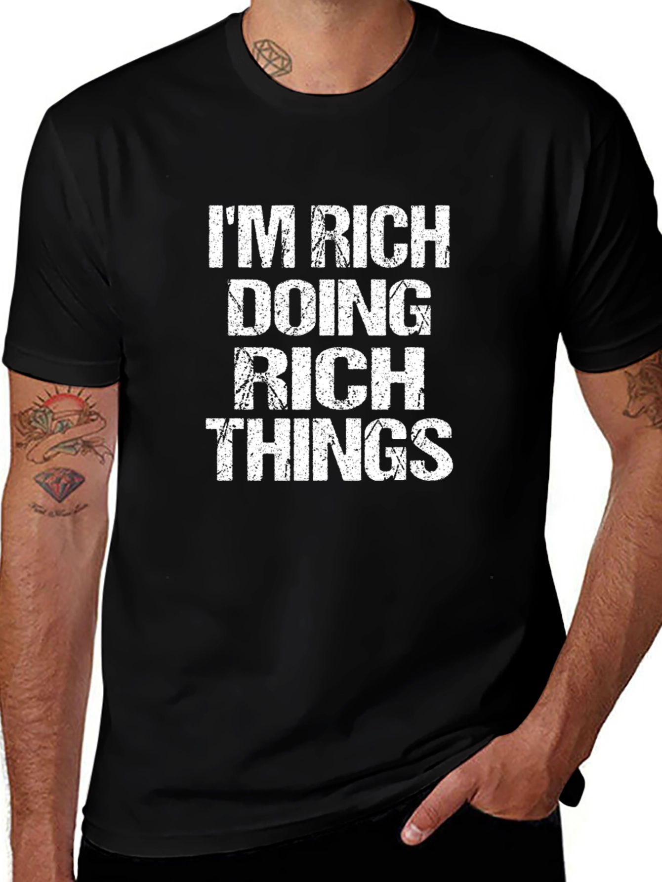 Im Rich Doing Rich Things Graphic Tee