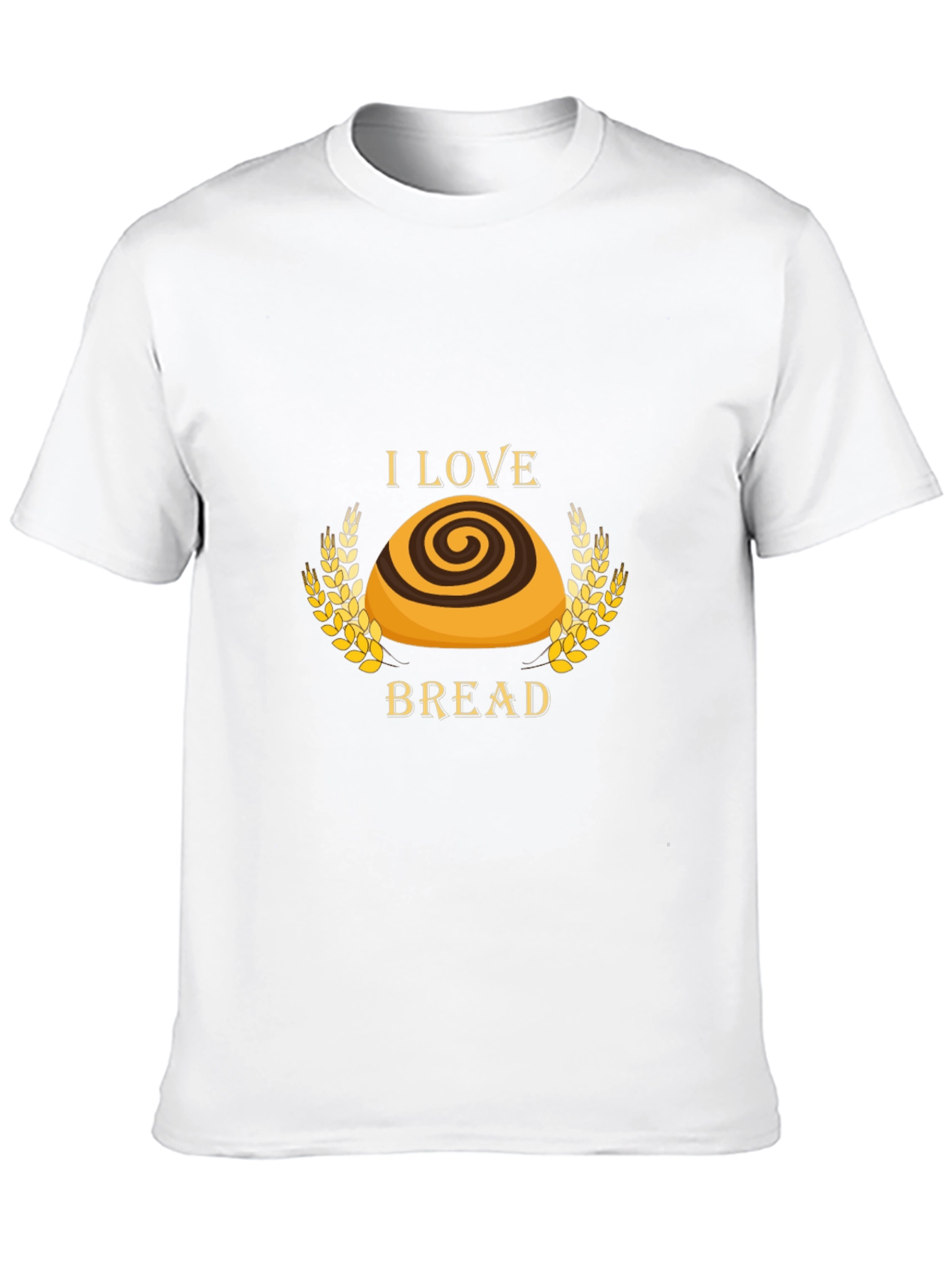 I Love Bread T-Shirt - Unisex Black Tee