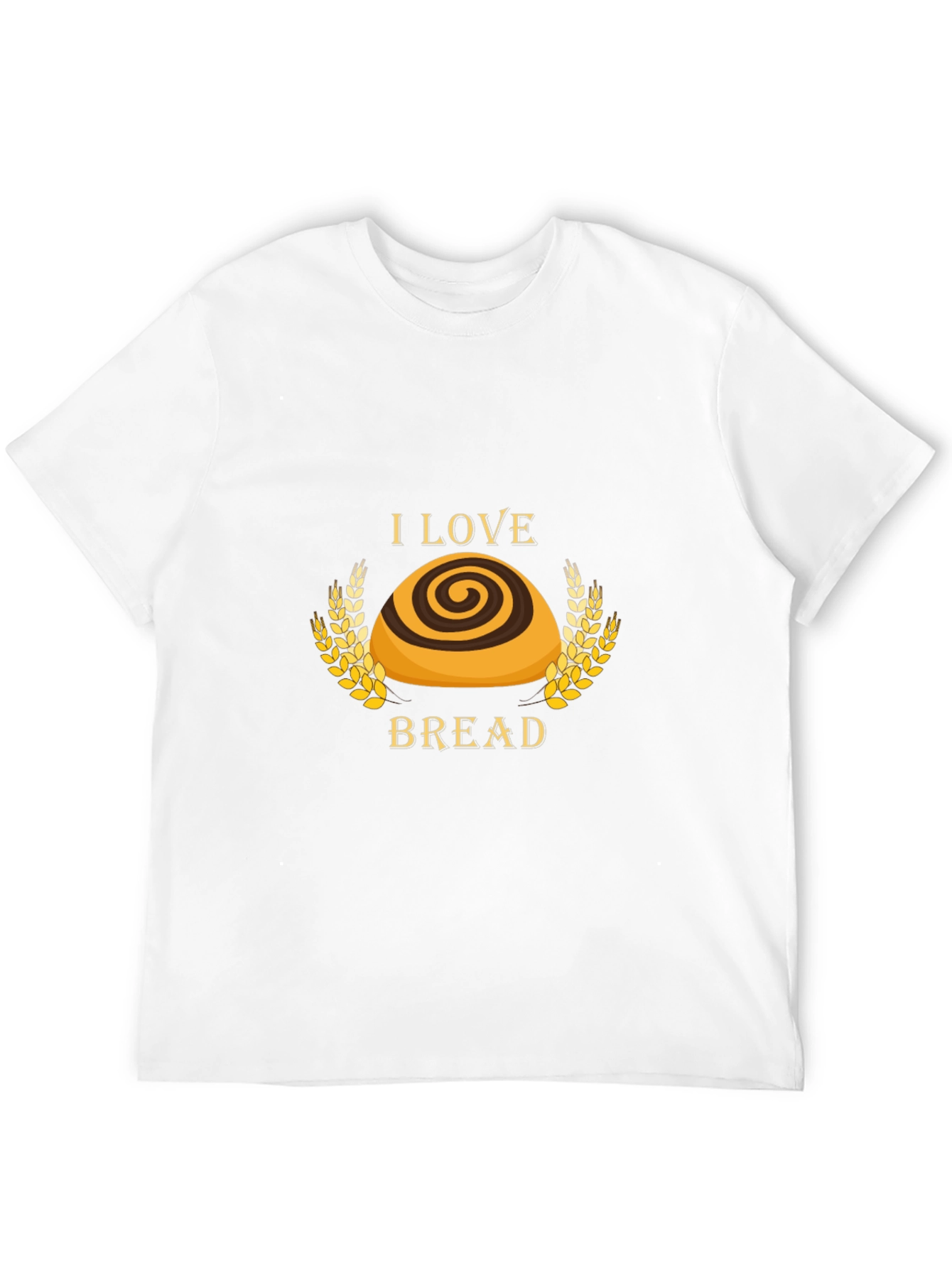 I Love Bread T-Shirt - Unisex Black Tee