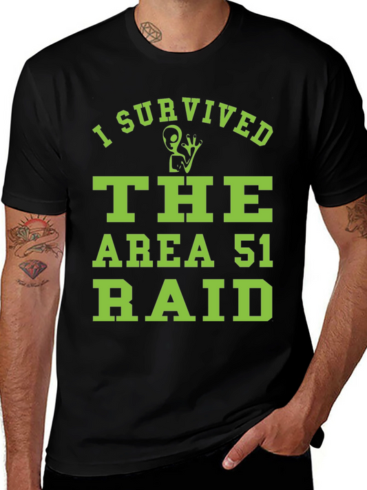 I Survived the Area 51 Raid Graphic T-Shirt