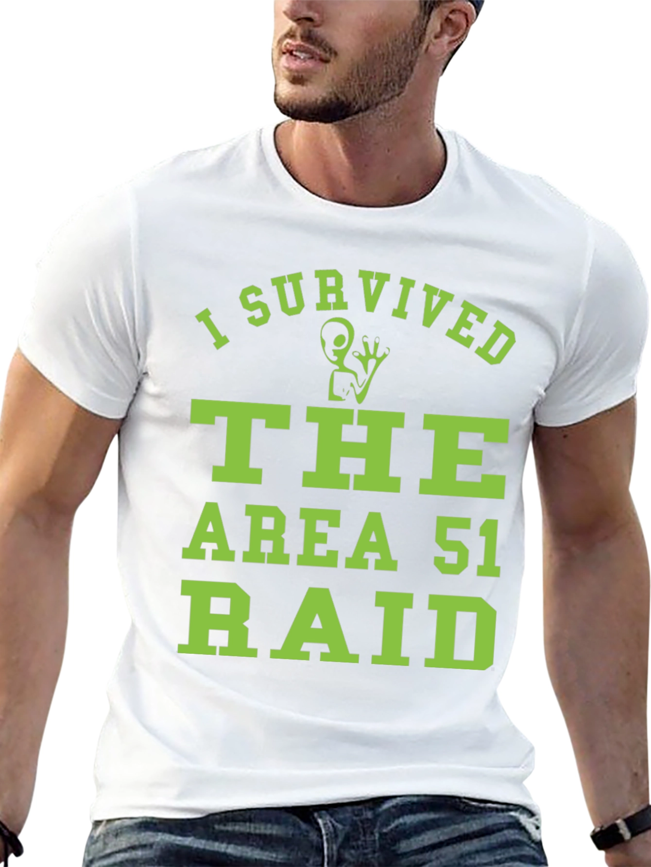 I Survived the Area 51 Raid Graphic T-Shirt