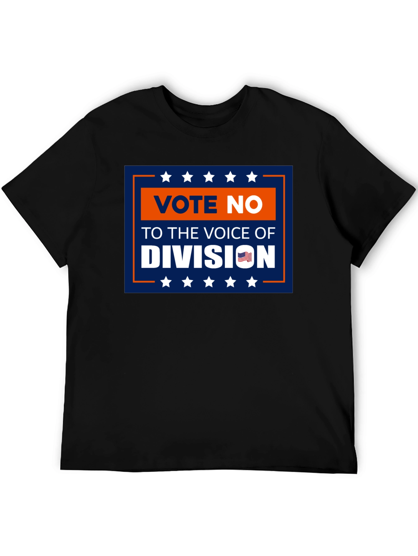 Vote No T-Shirt: Voice of Division Patriotic Tee