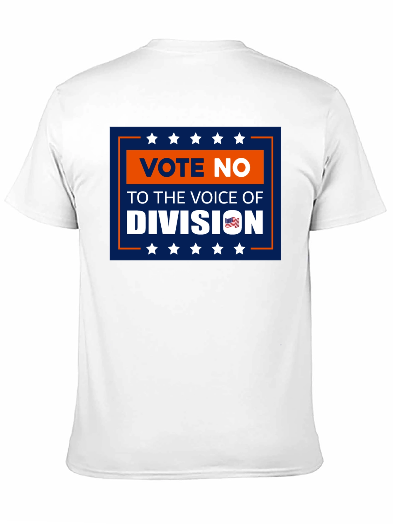 Vote No T-Shirt: Voice of Division Patriotic Tee