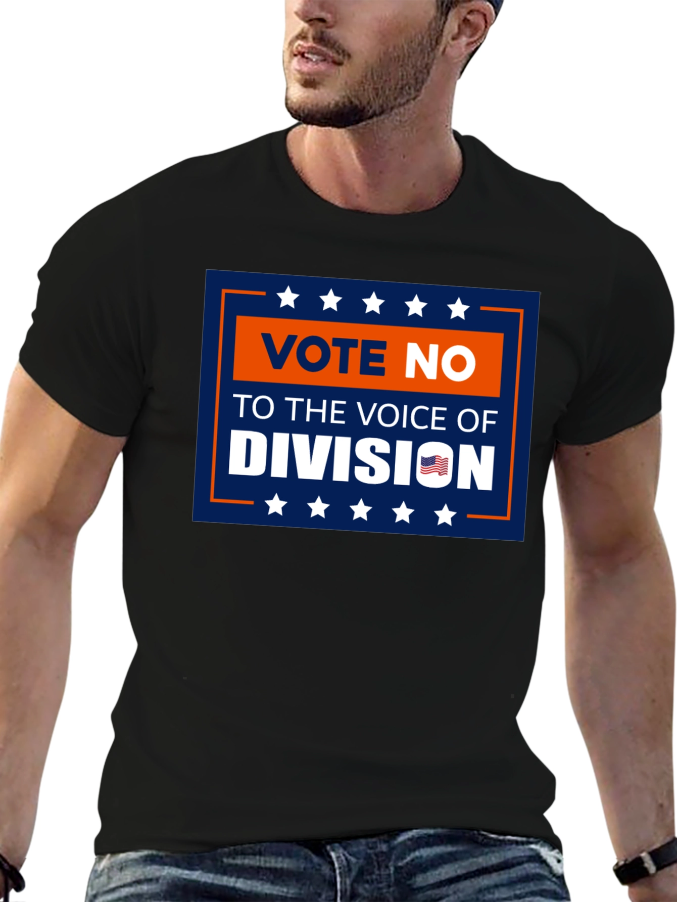Vote No T-Shirt: Voice of Division Patriotic Tee