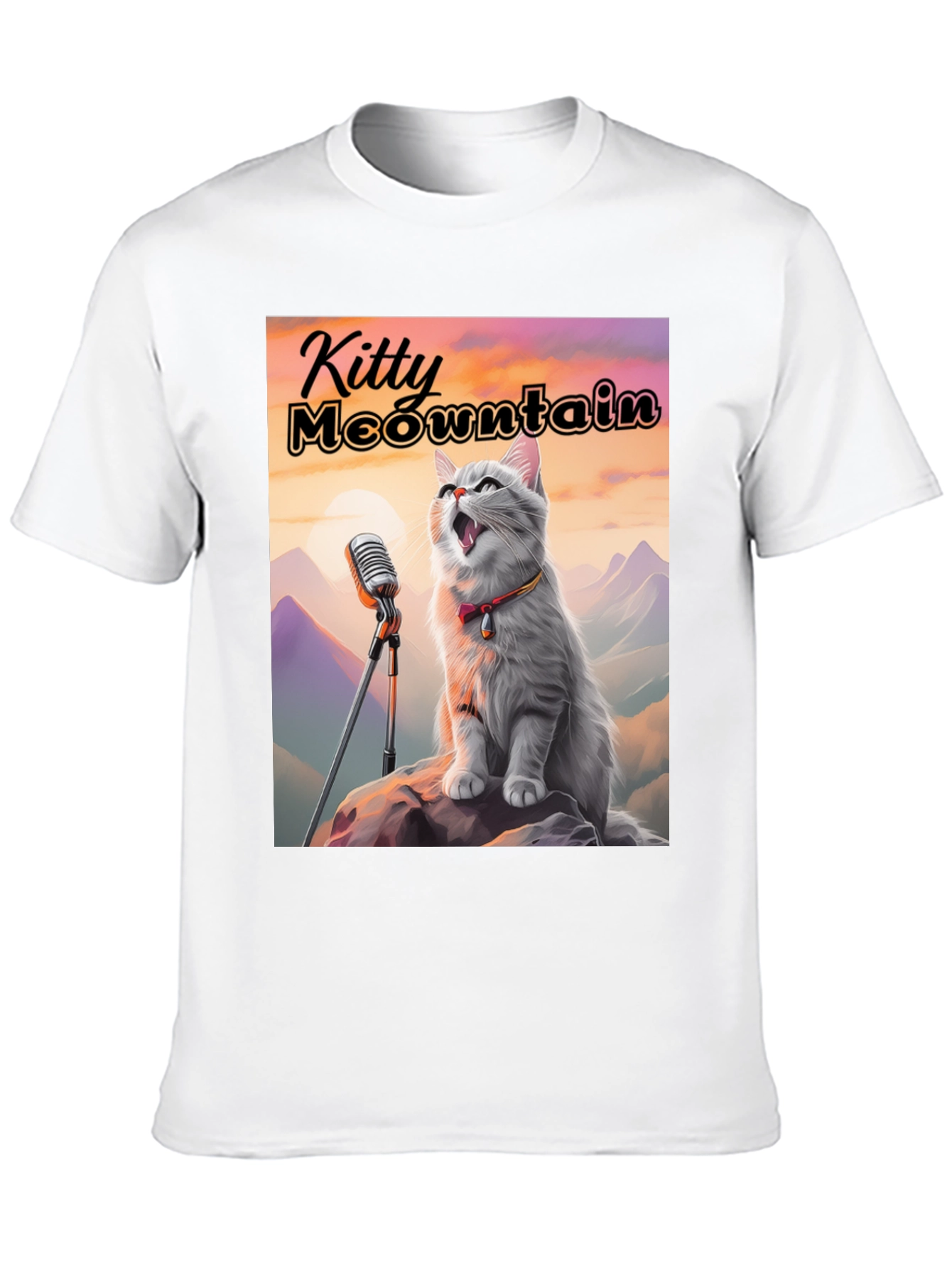 Kitty Meowntain Graphic T-Shirt