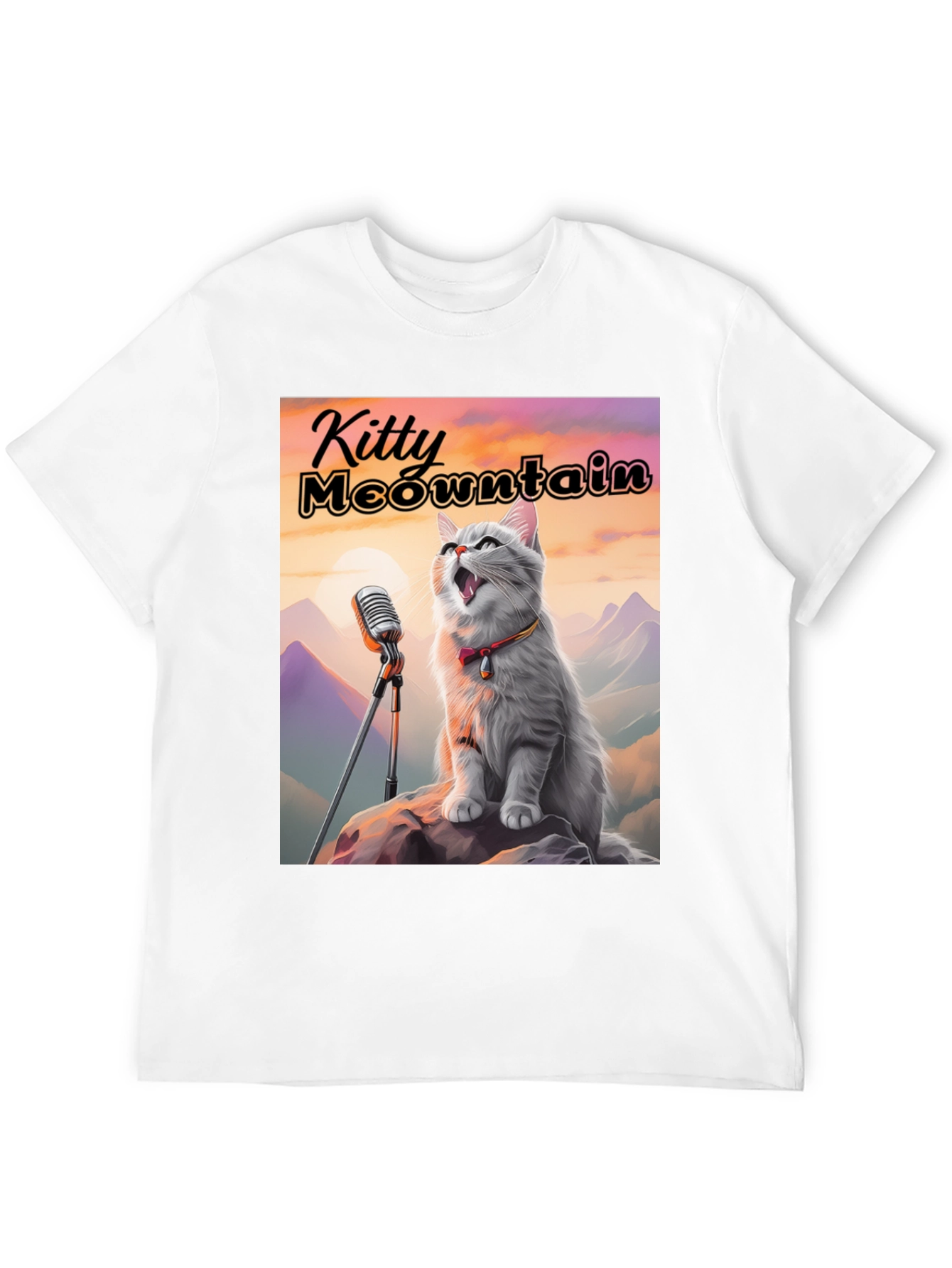 Kitty Meowntain Graphic T-Shirt