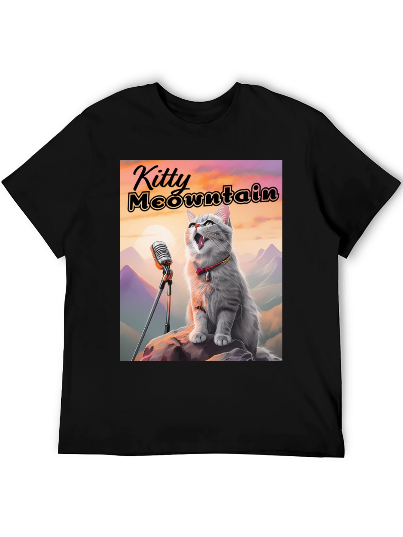 Kitty Meowntain Graphic T-Shirt