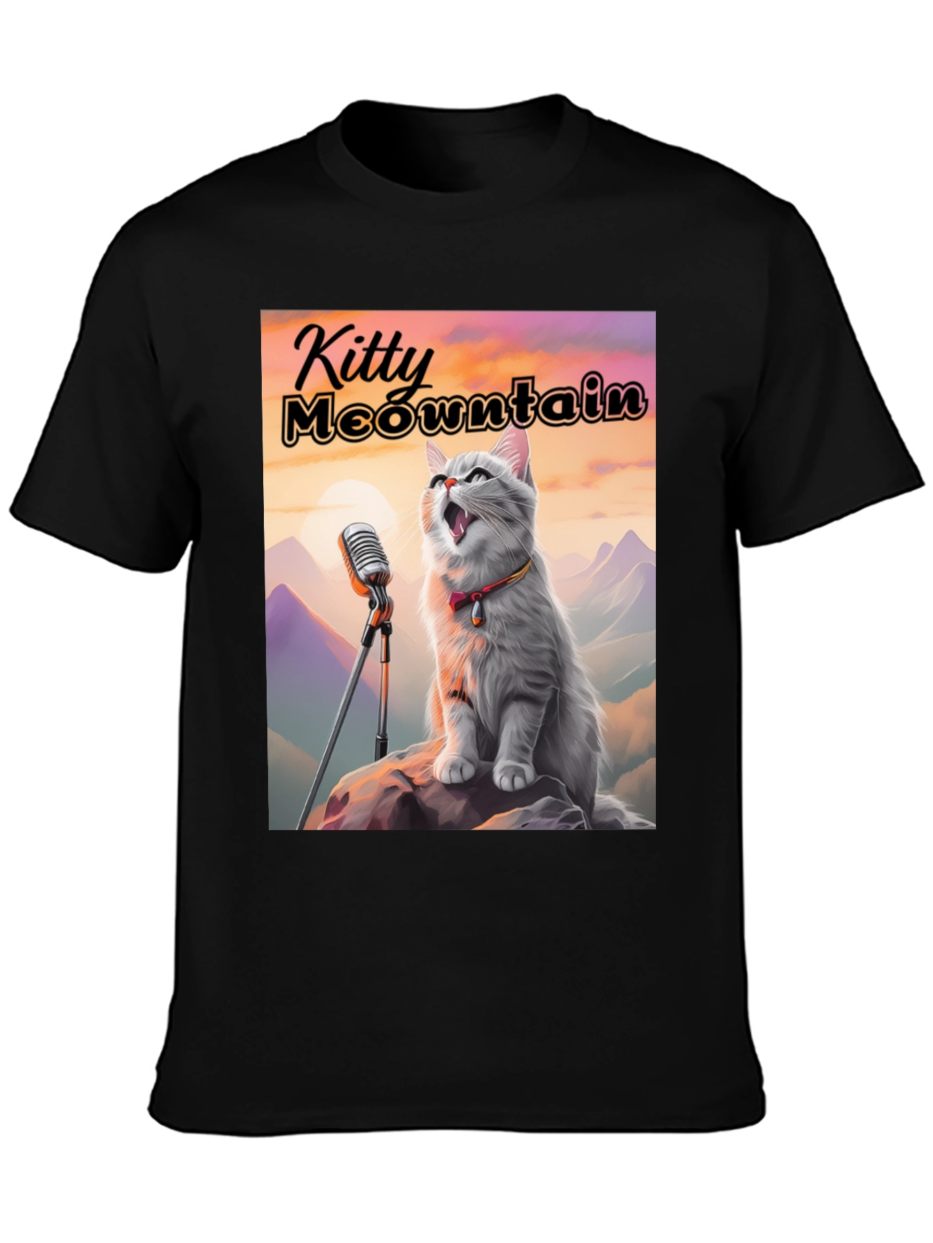 Kitty Meowntain Graphic T-Shirt