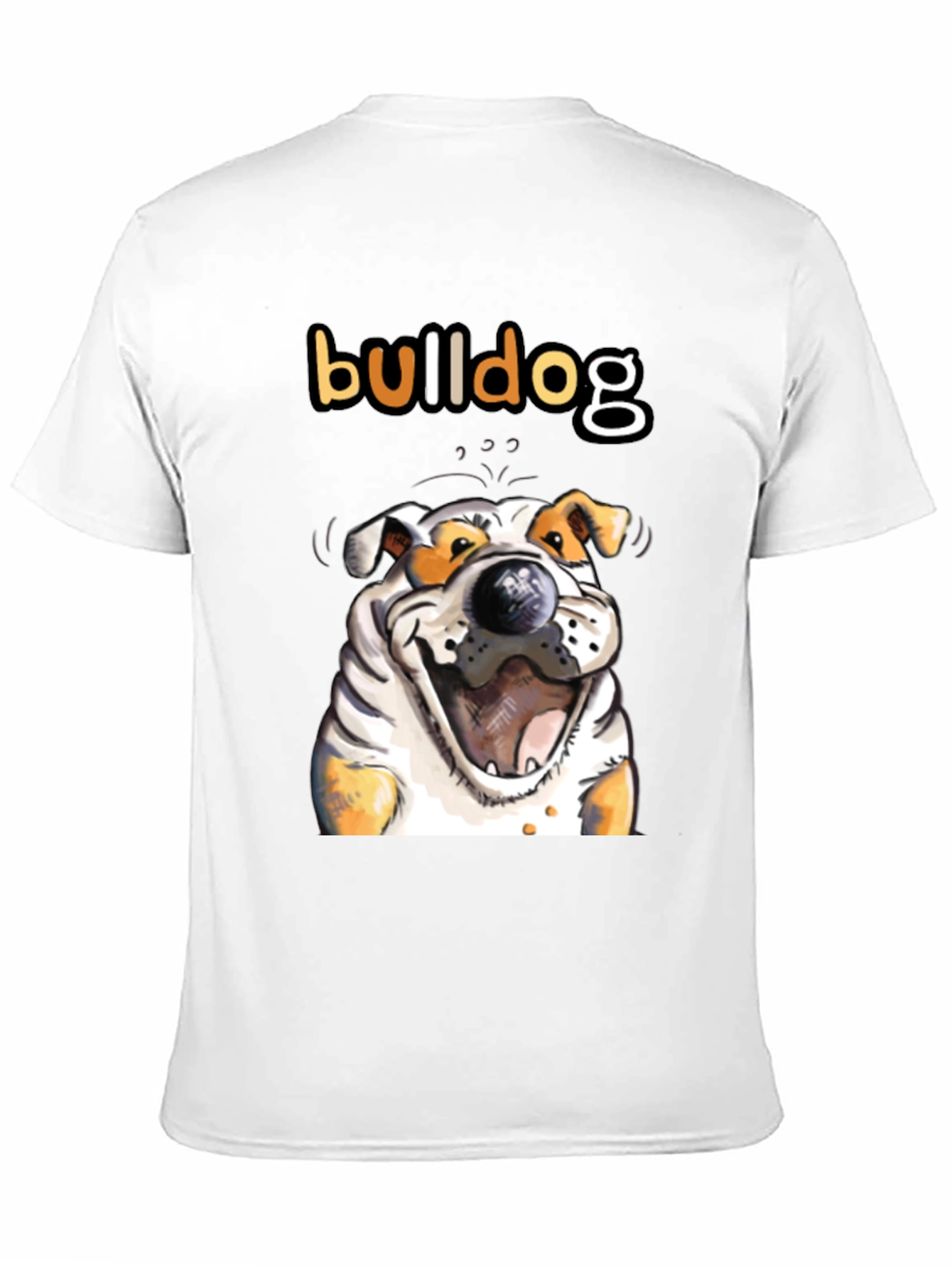 Bulldog Graphic Tee - Unisex Cotton T-Shirt