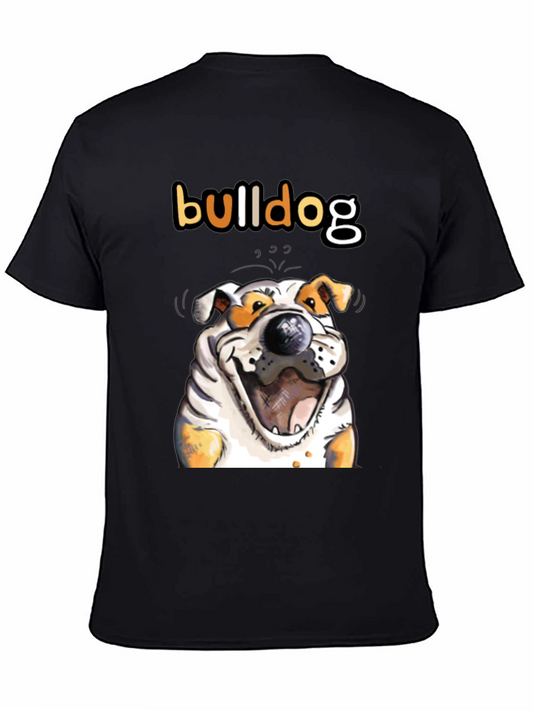 Bulldog Graphic Tee - Unisex Cotton T-Shirt