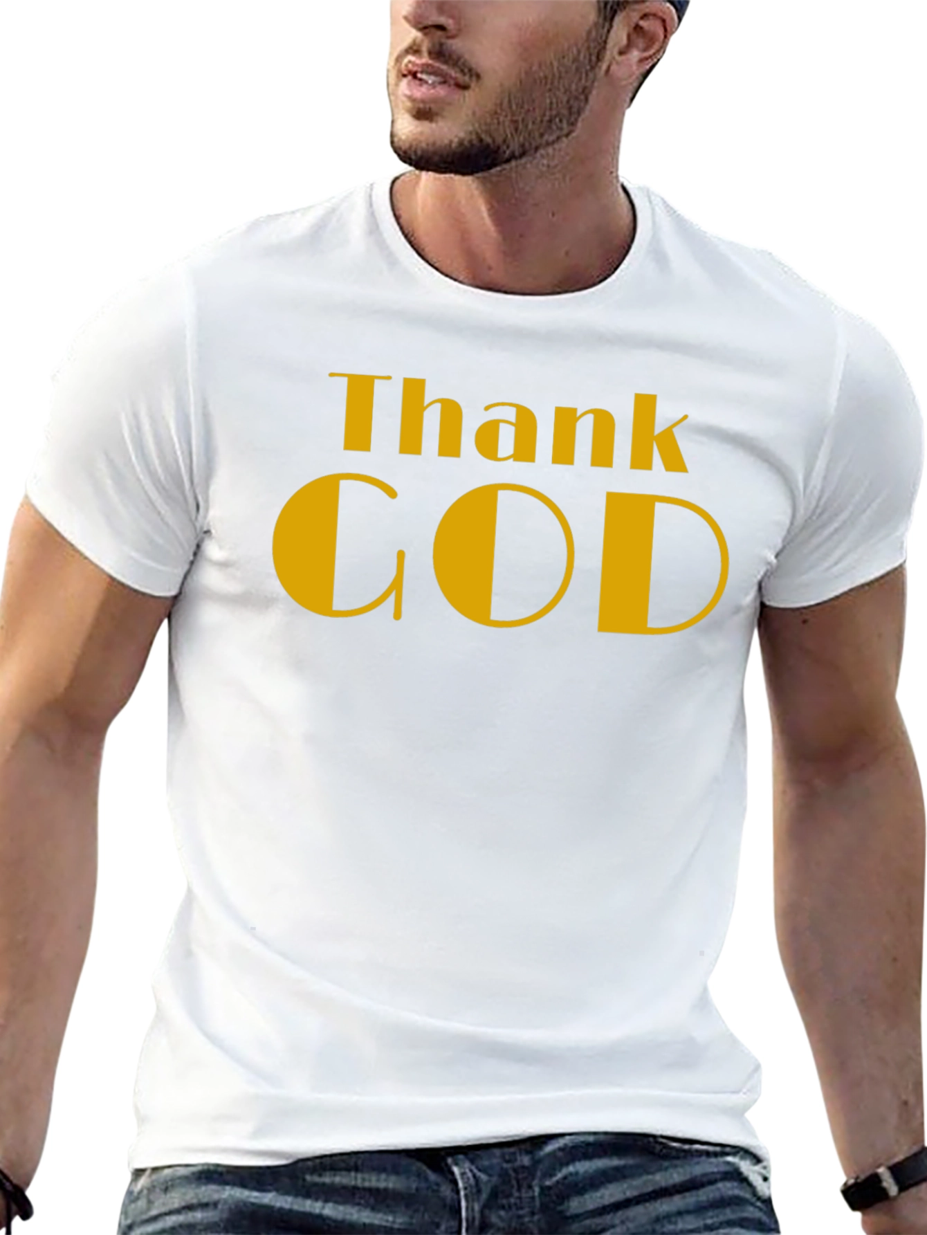 Thank God Black T-Shirt