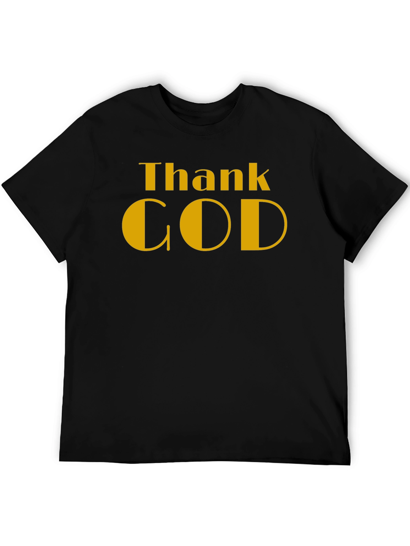 Thank God Black T-Shirt