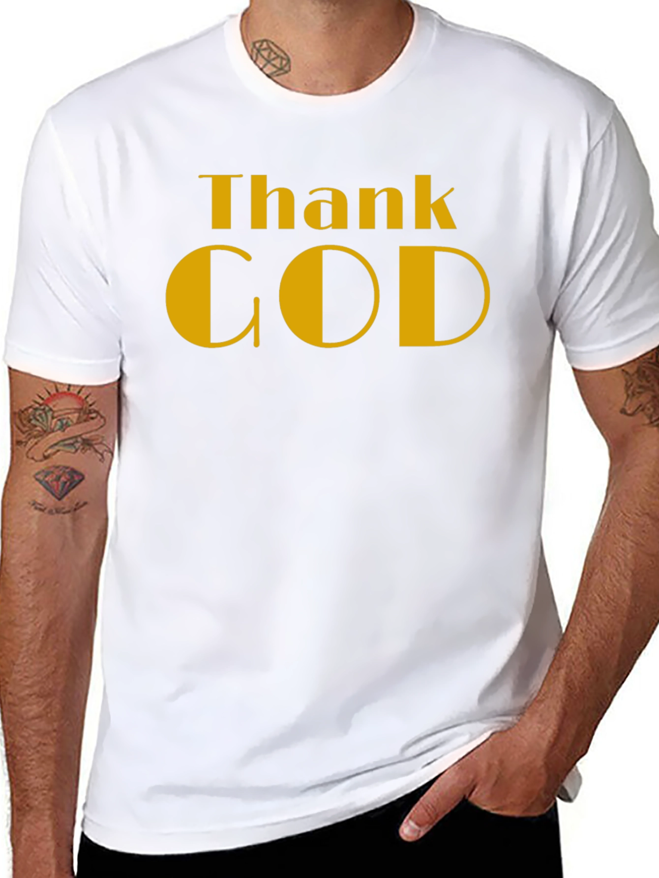 Thank God Black T-Shirt