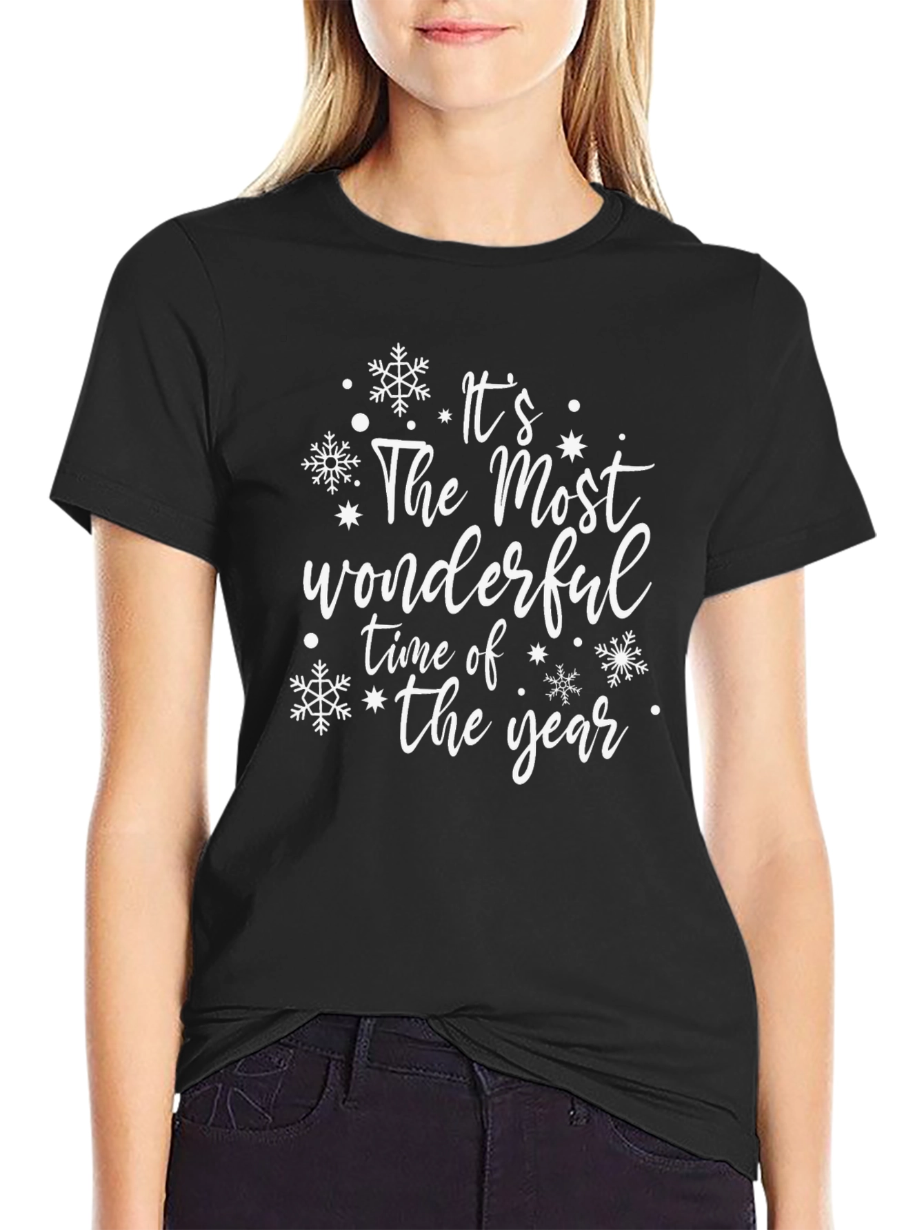 Festive Holiday T-Shirt - Wonderful Time of Year