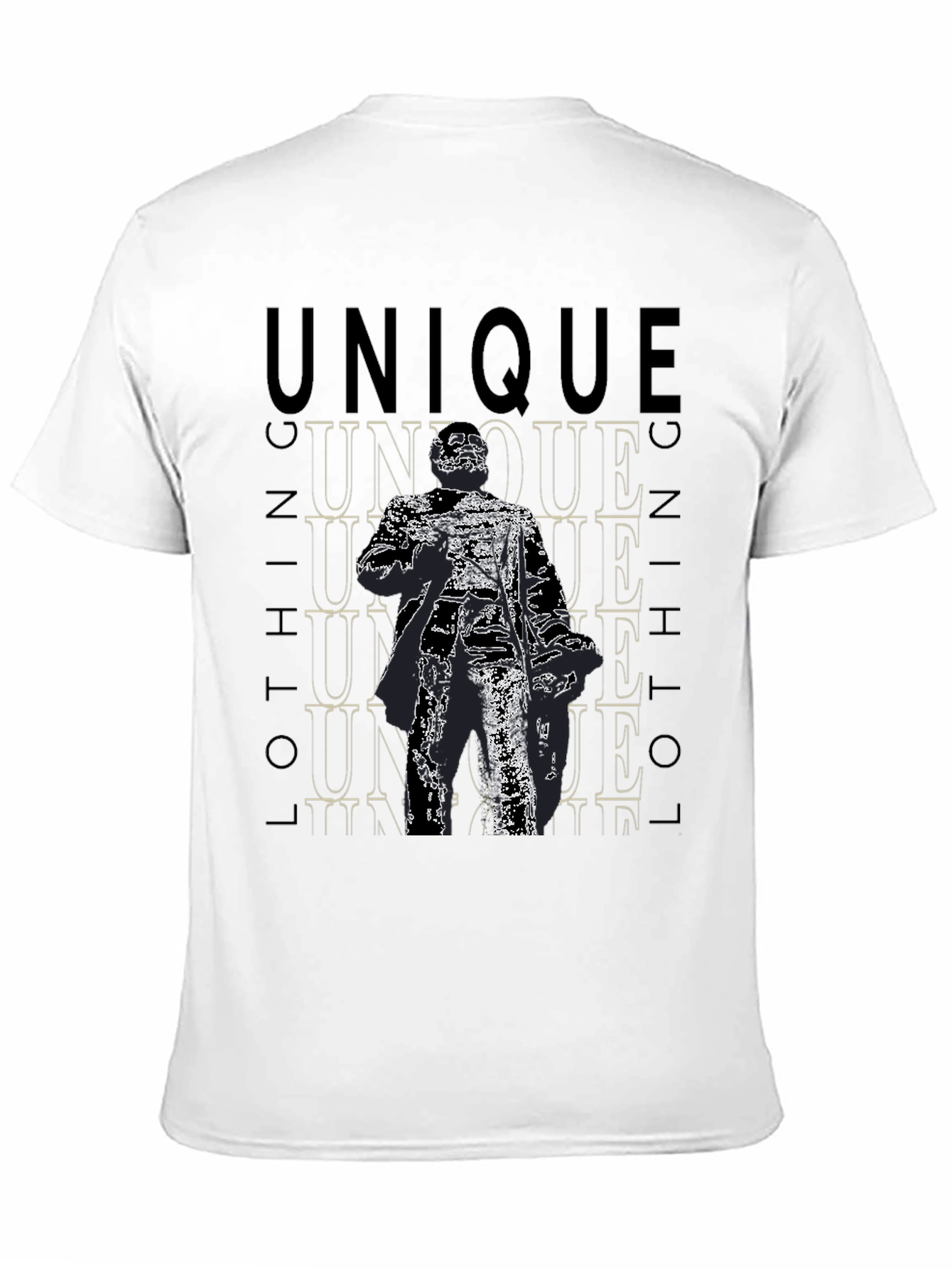 Unique Clothing Graphic Black T-Shirt