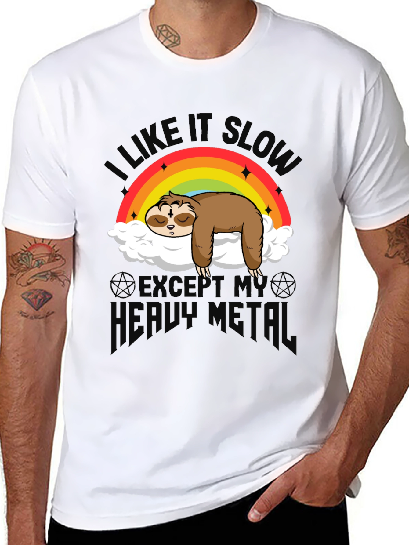 I Like It Slow Except My Heavy Metal T-Shirt