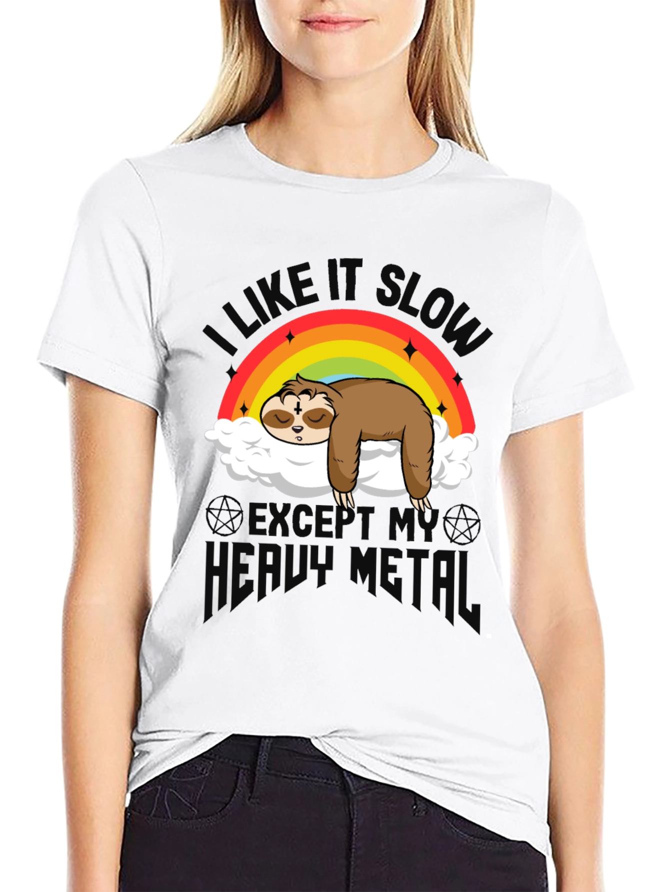 I Like It Slow Except My Heavy Metal T-Shirt