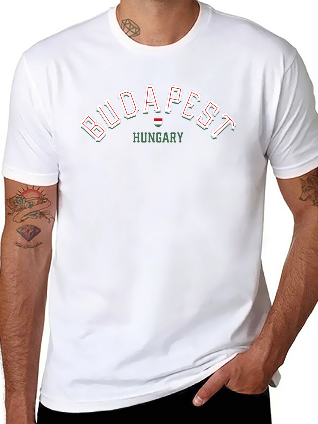 Budapest Hungary Black T-Shirt