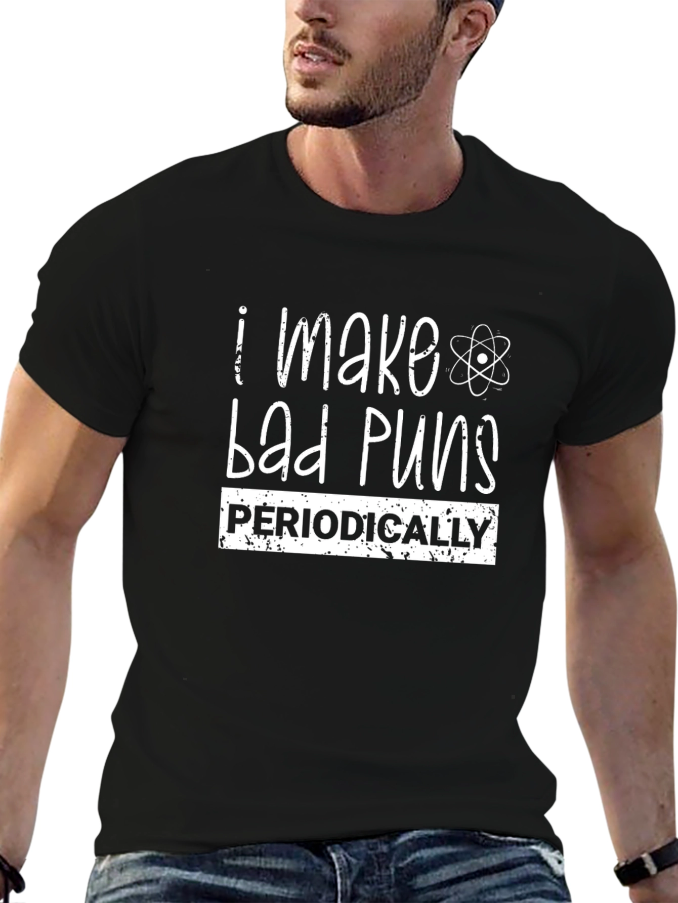 I Make Bad Puns Periodically Funny T-Shirt