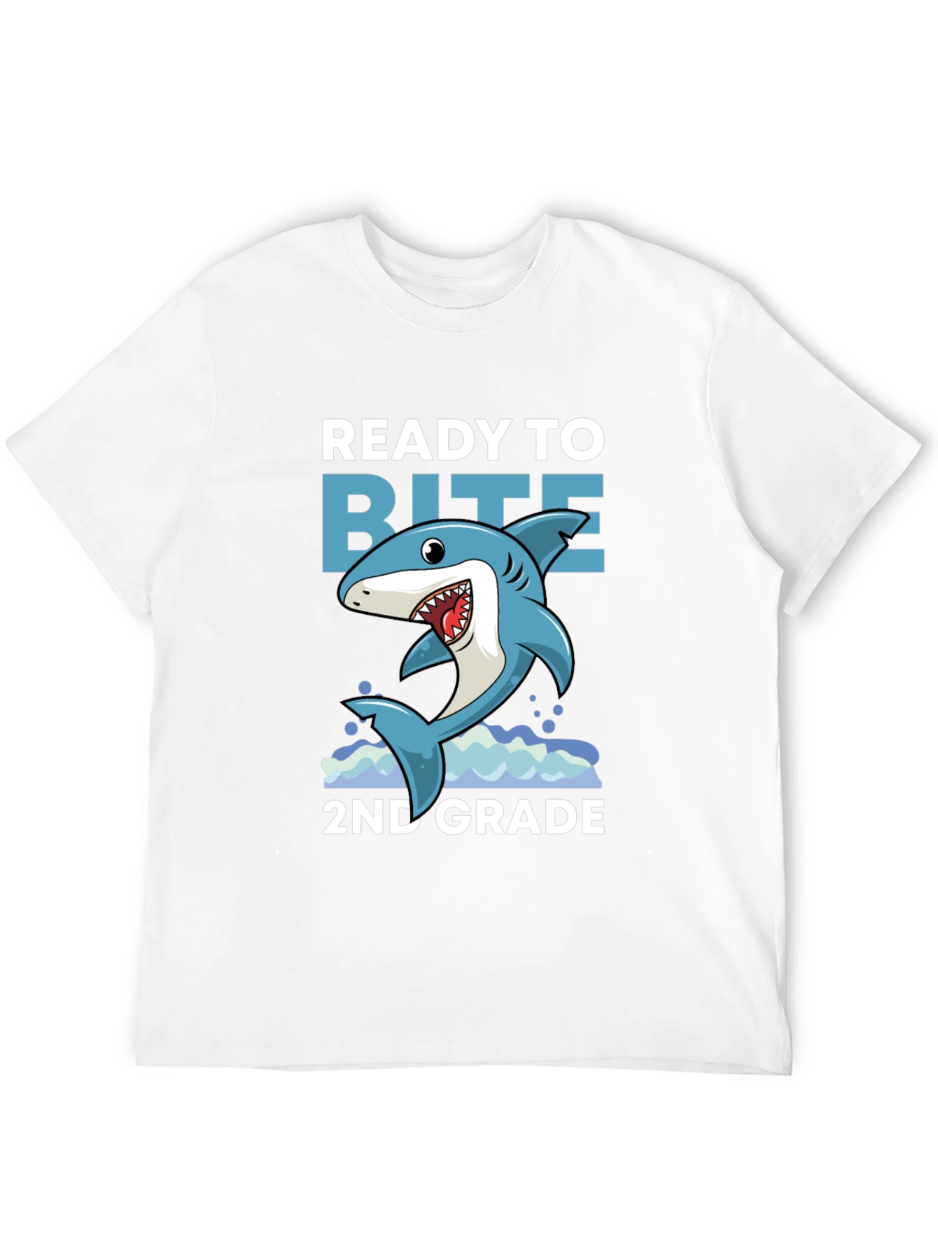 Ready to Bite 2nd Grade Shark Tee