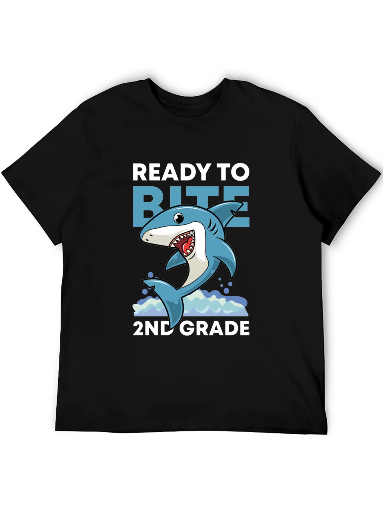 Ready to Bite 2nd Grade Shark Tee