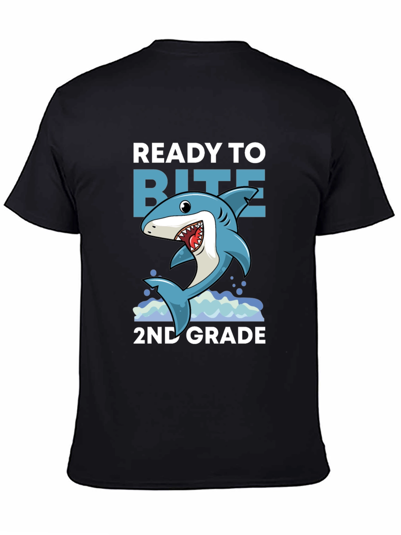 Ready to Bite 2nd Grade Shark Tee