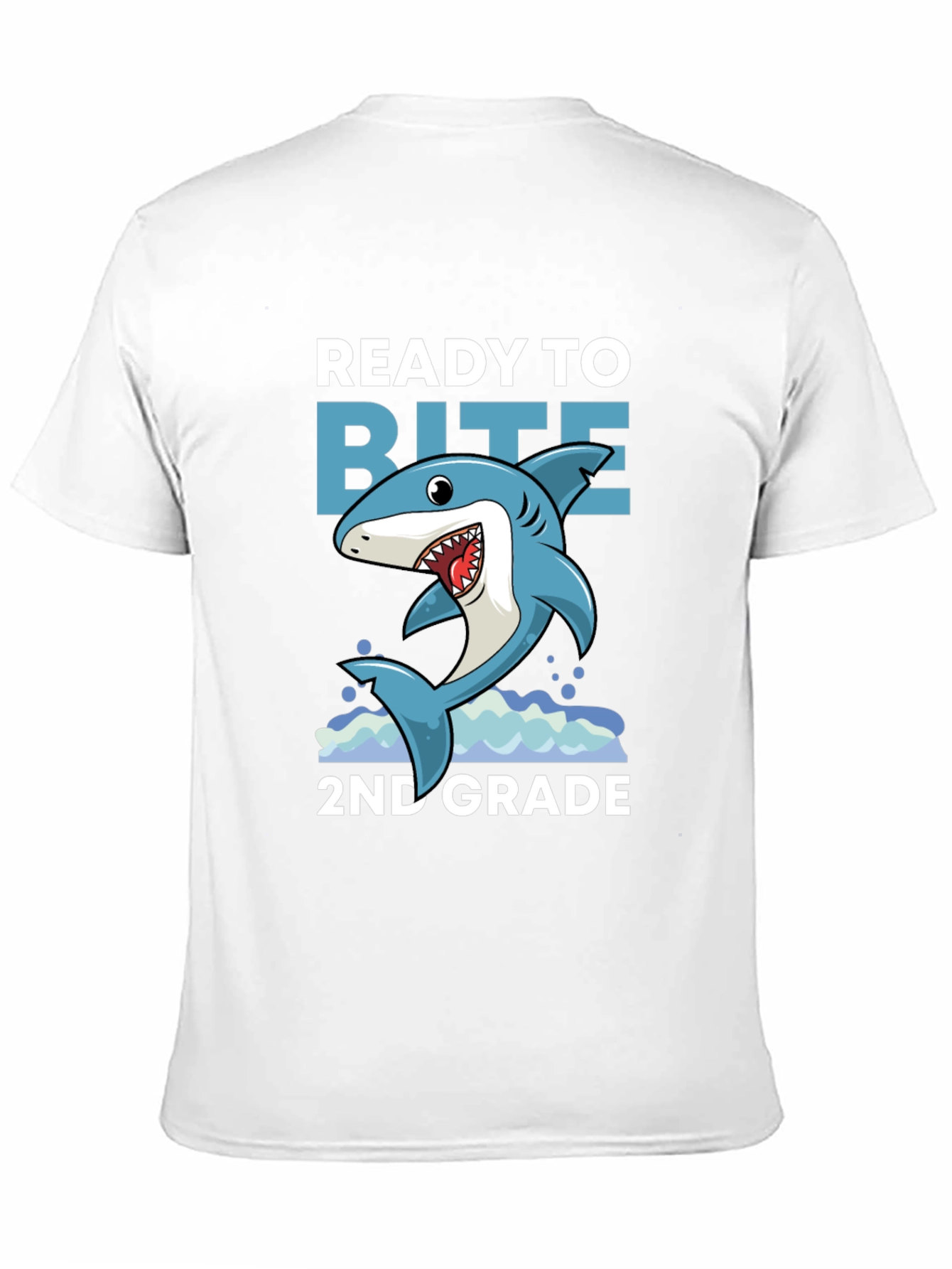 Ready to Bite 2nd Grade Shark Tee