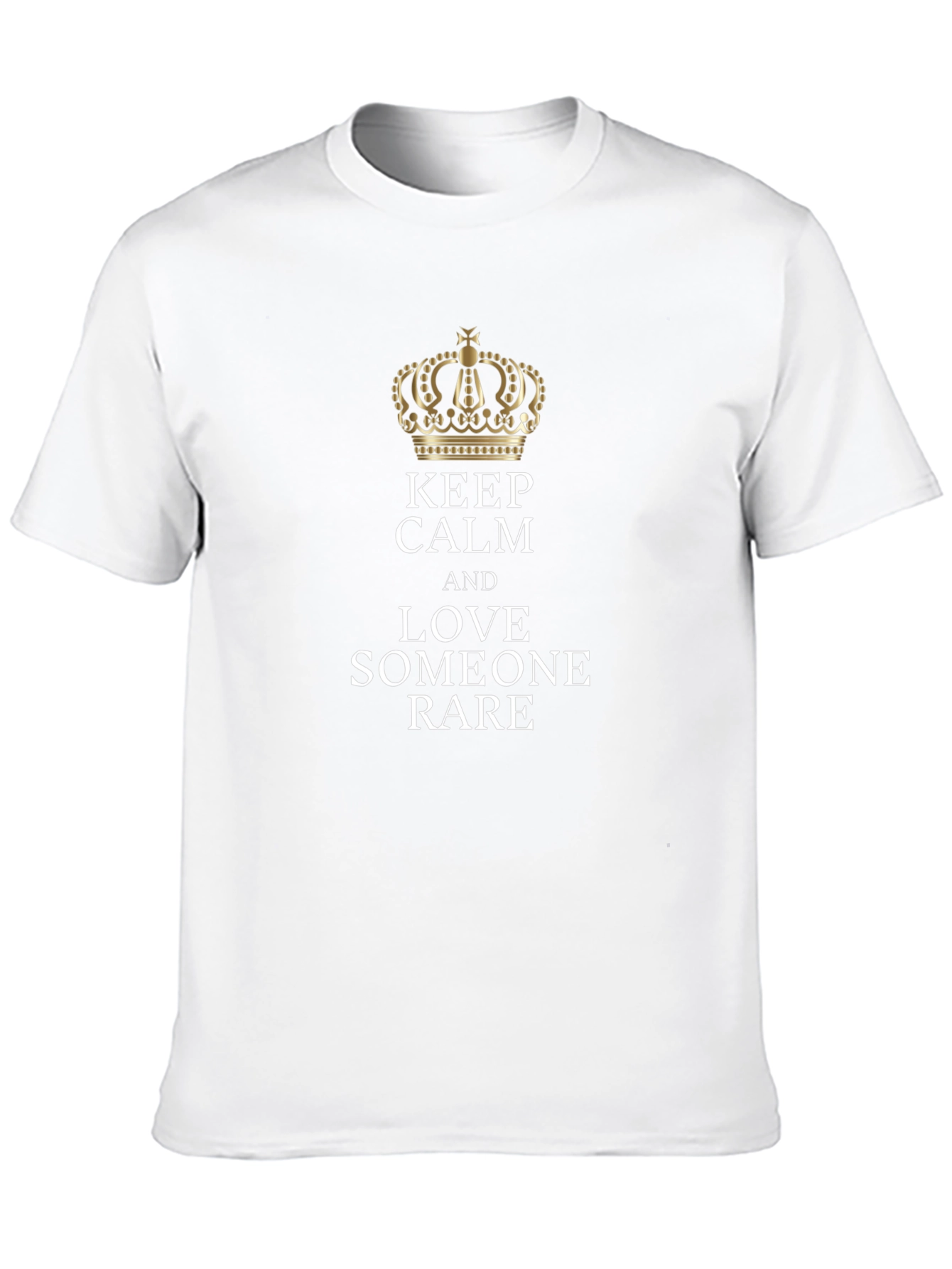 Keep Calm Love Someone Rare Black T-Shirt