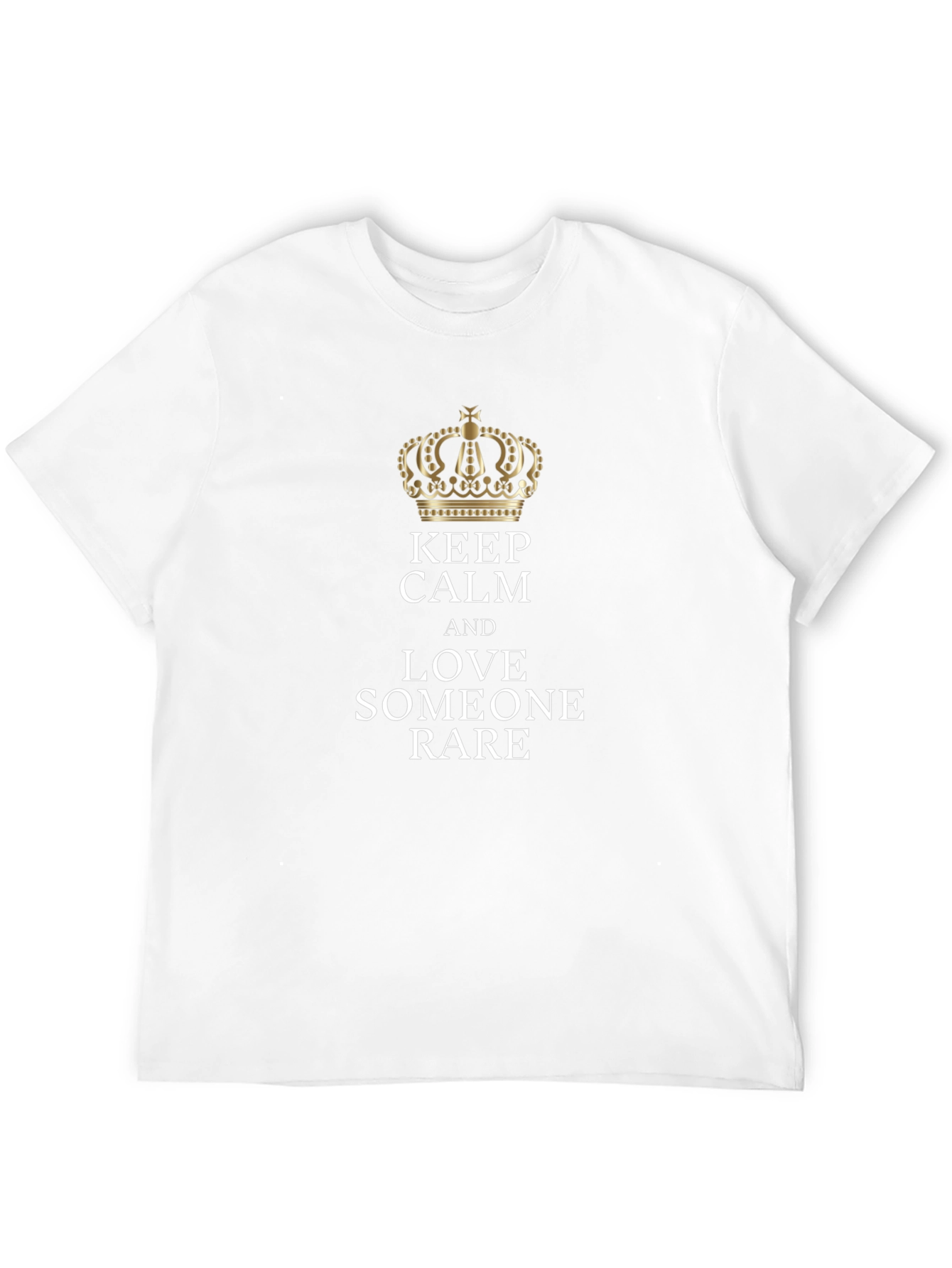 Keep Calm Love Someone Rare Black T-Shirt