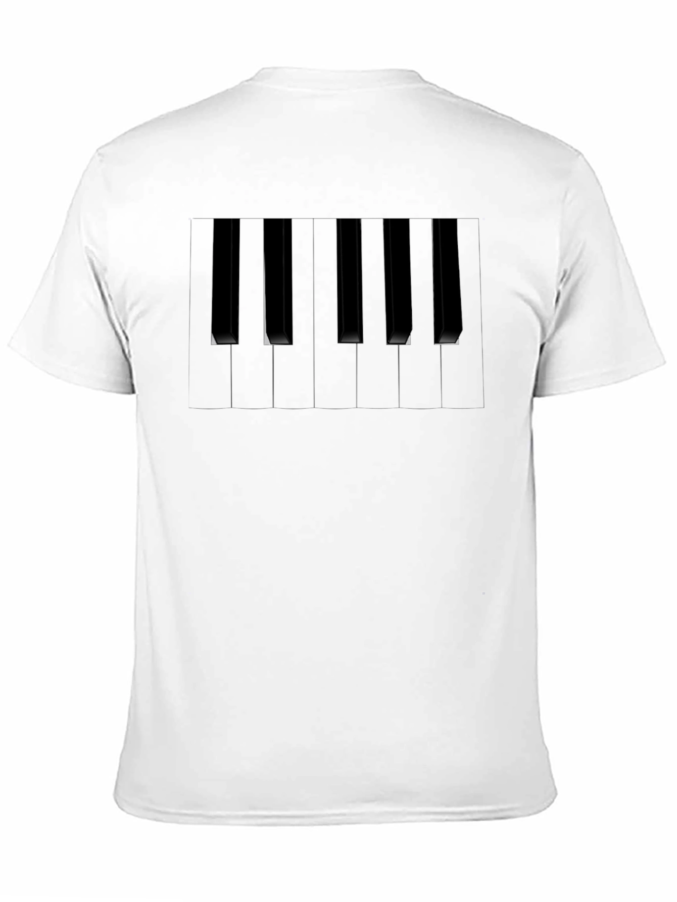 Piano Keys Black T-Shirt - Musician Tee