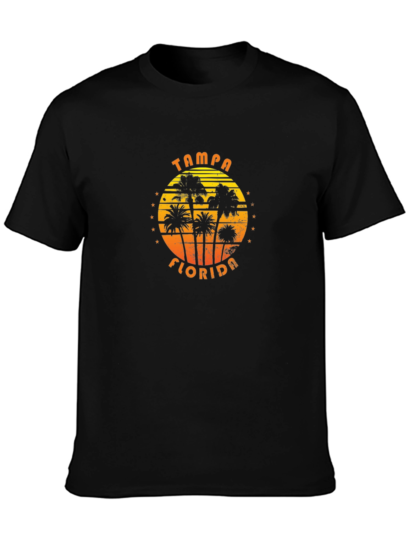 Tampa Florida Palm Tree Sunset T-Shirt