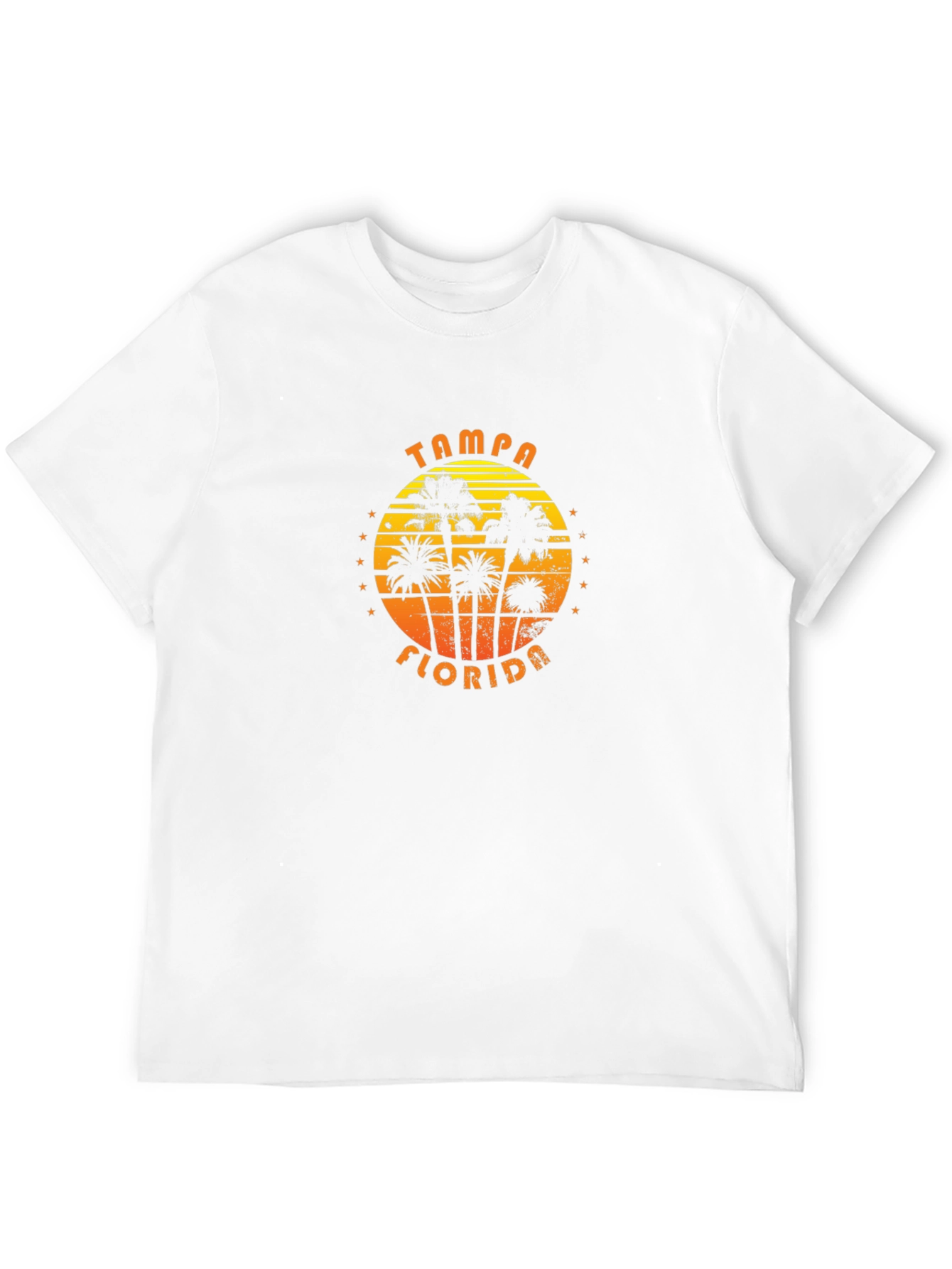 Tampa Florida Palm Tree Sunset T-Shirt