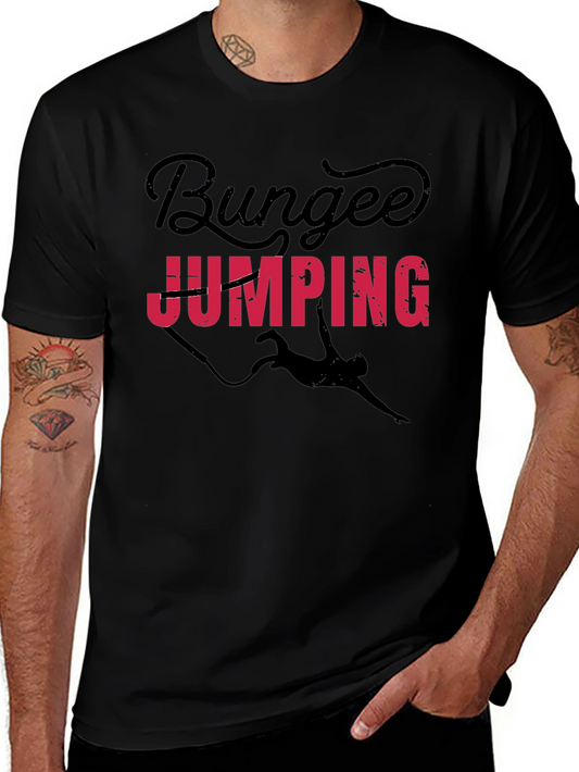 Bungee Jumping Graphic Tee Shirt