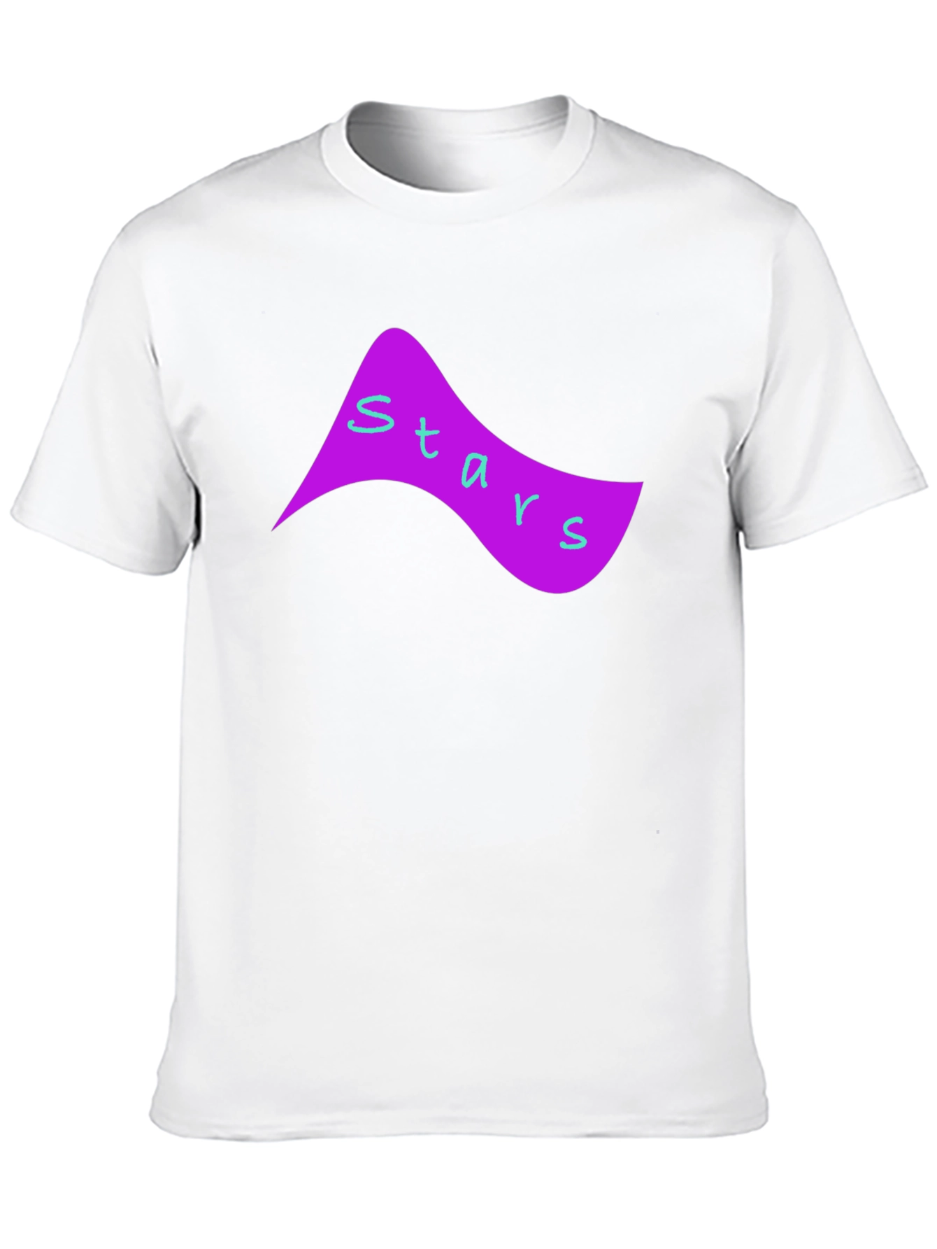Stars Graphic Print Tee - Casual Style