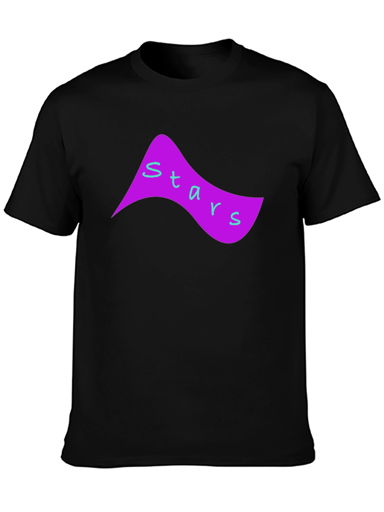 Stars Graphic Print Tee - Casual Style