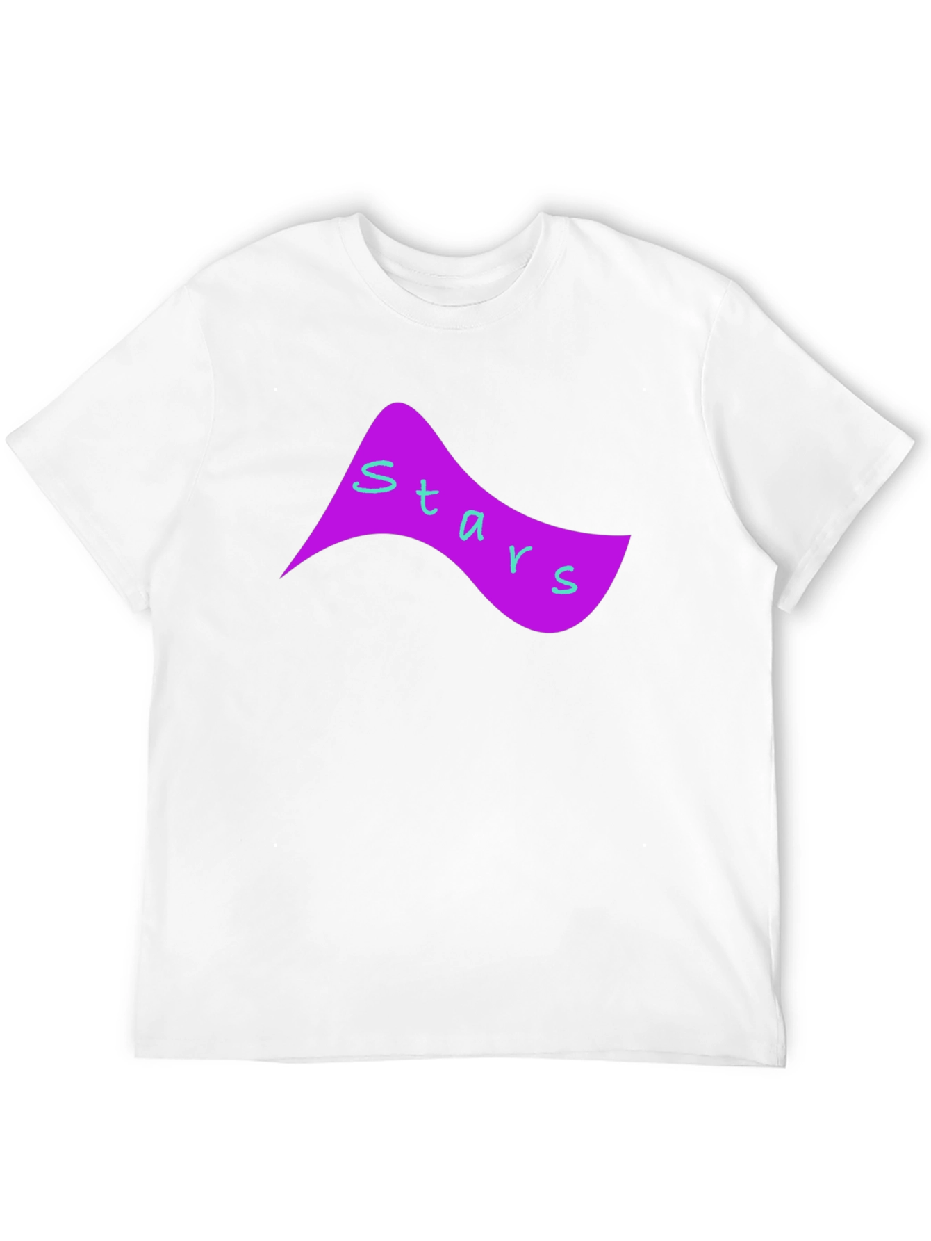 Stars Graphic Print Tee - Casual Style