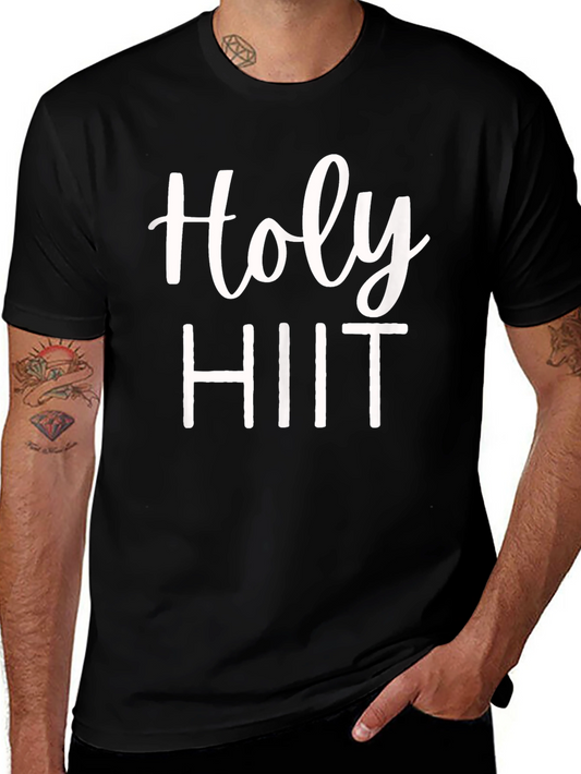 Holy HIIT Graphic Tee - Workout Apparel