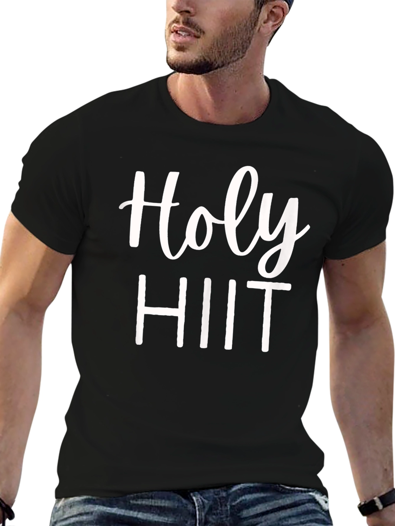 Holy HIIT Graphic Tee - Workout Apparel