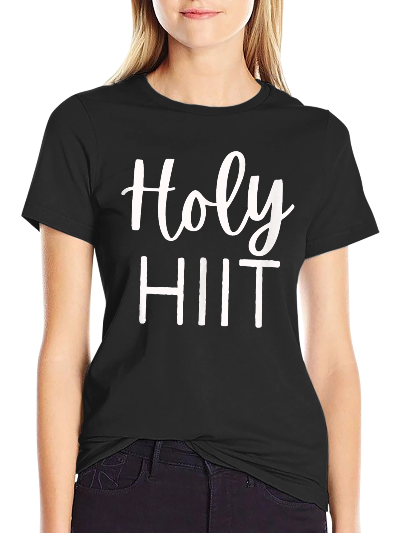 Holy HIIT Graphic Tee - Workout Apparel