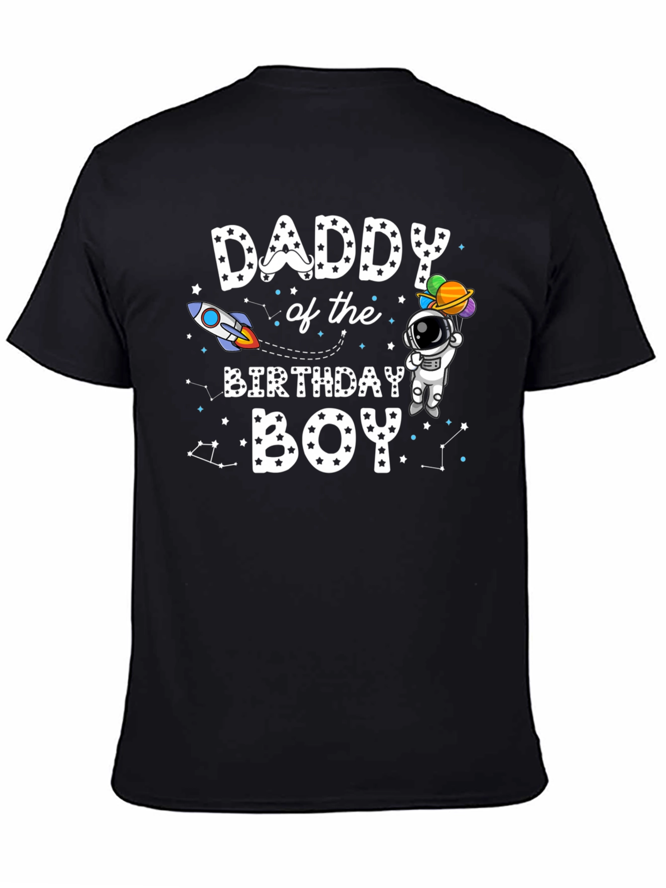 Daddy of the Birthday Boy Space T-Shirt